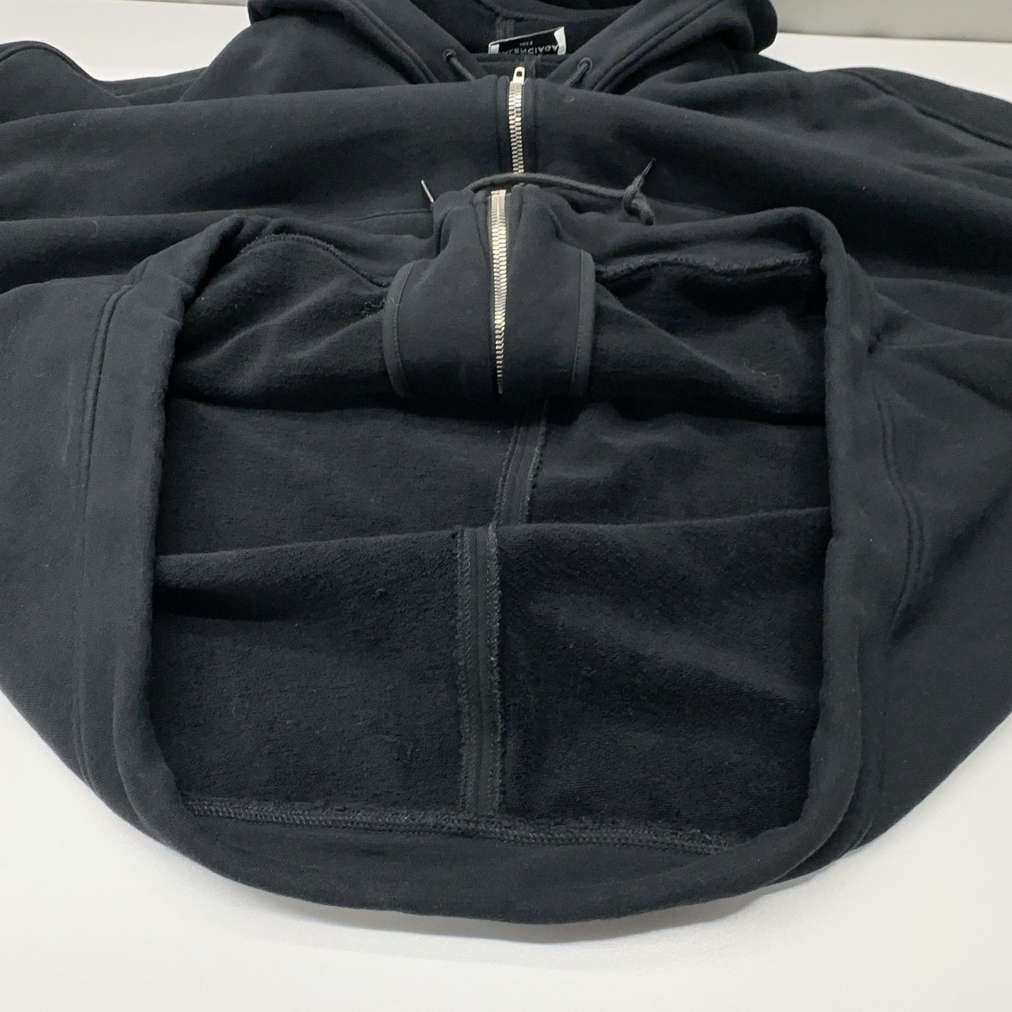 Balenciaga Balenciaga Logo Zip Hoodie Size M Size US M / EU 48-50 / 2 - 10 Thumbnail