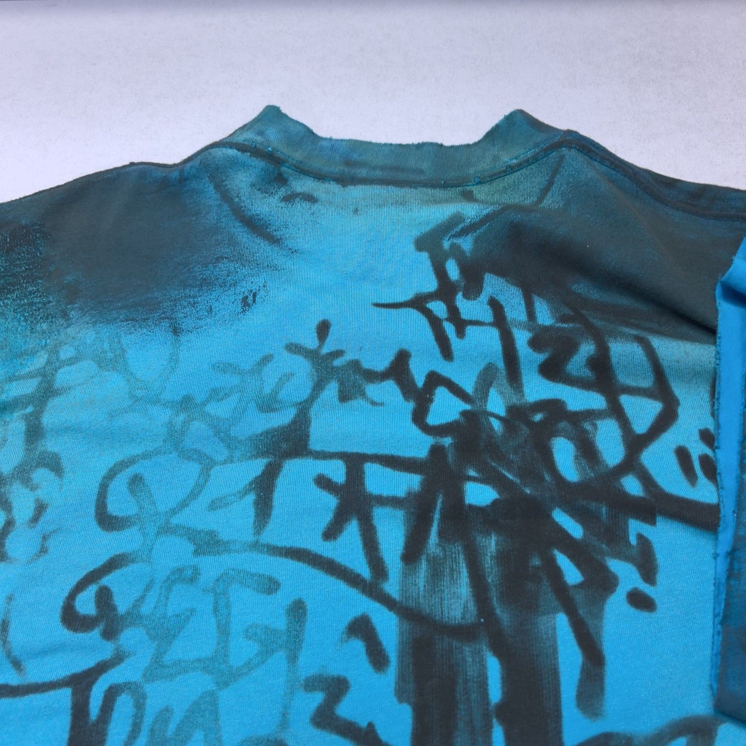 Balenciaga Balenciaga Graffiti Print T-Shirt Size 4 Size US XL / EU 56 / 4 - 9 Thumbnail