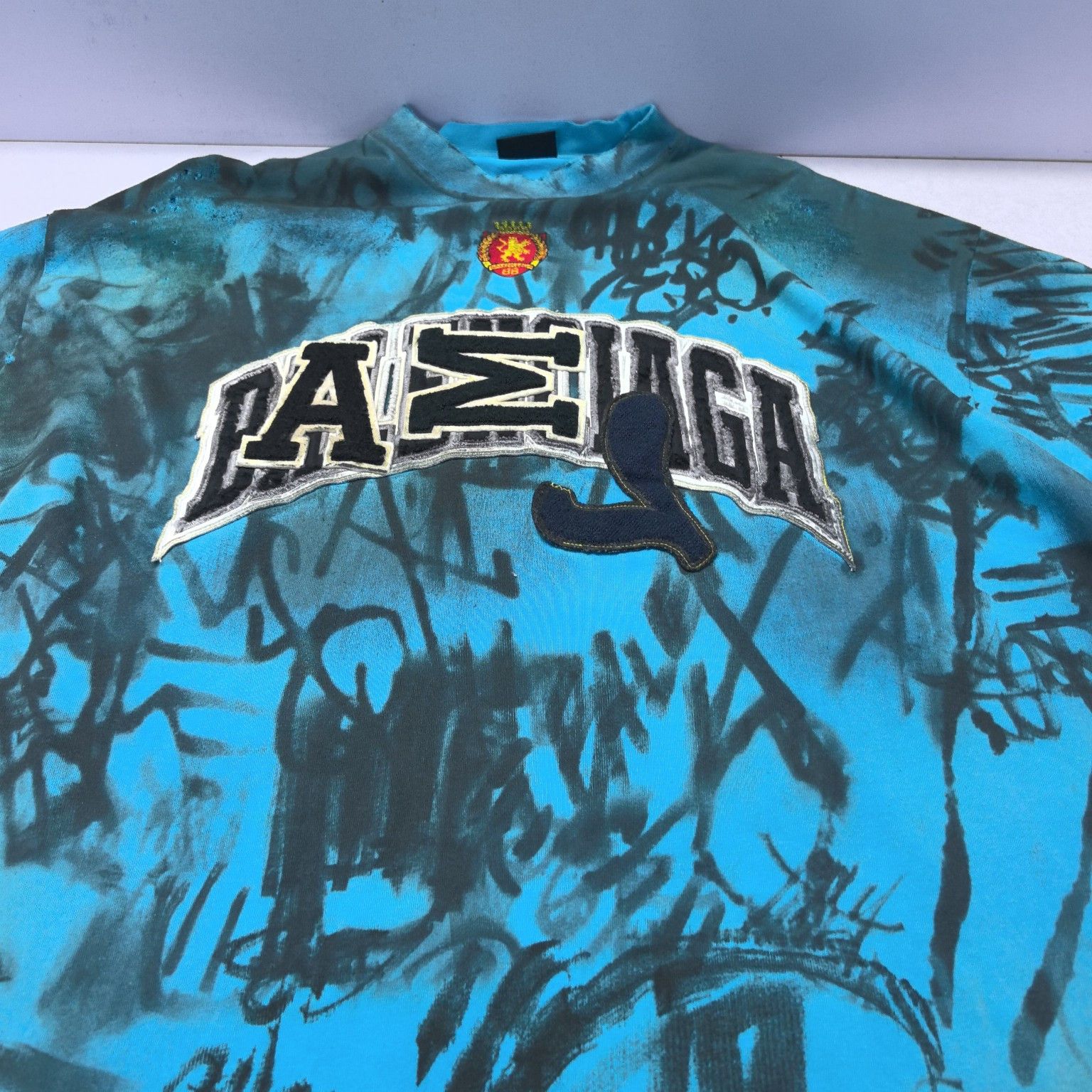 Balenciaga Balenciaga Graffiti Print T-Shirt Size 4 Size US XL / EU 56 / 4 - 11 Thumbnail