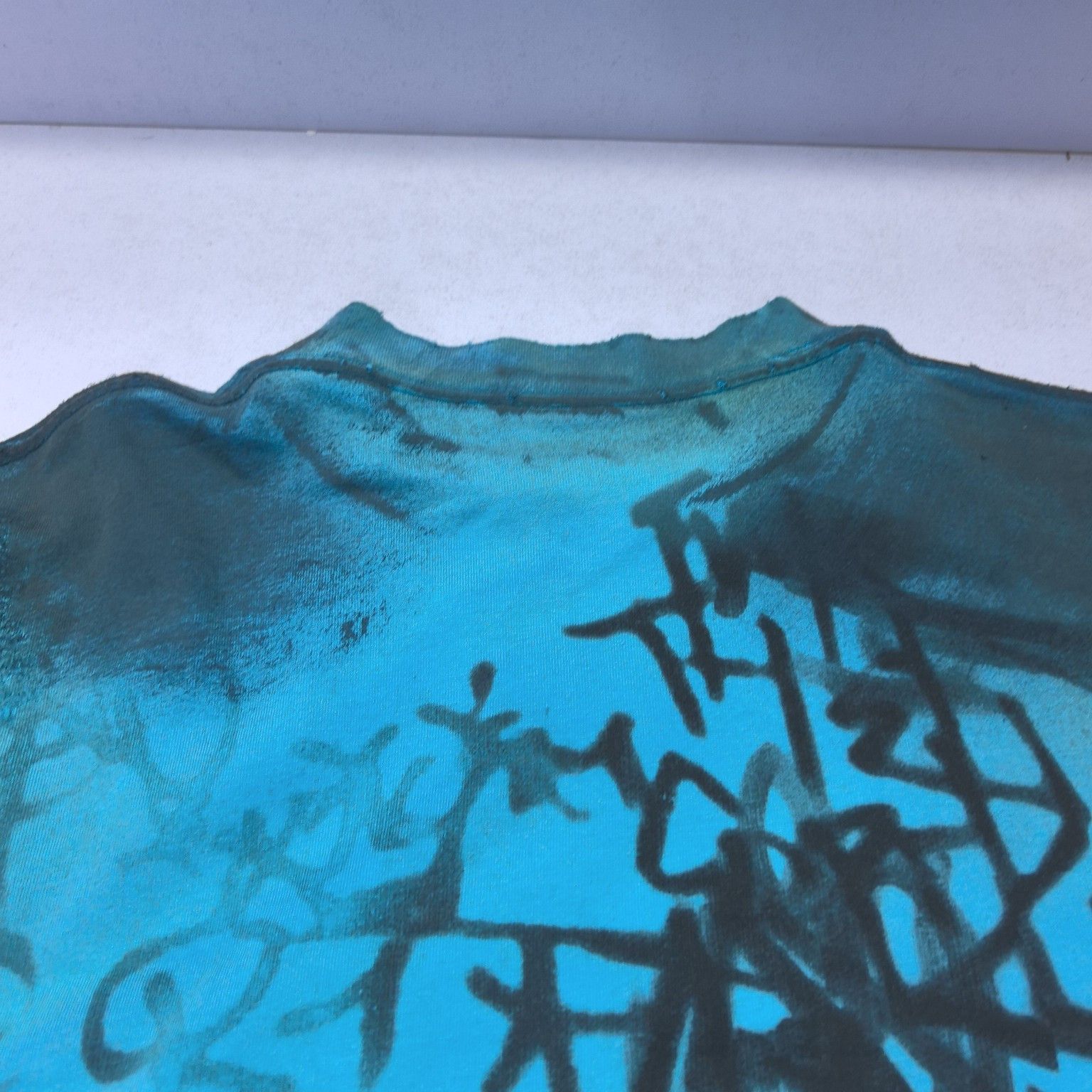 Balenciaga Balenciaga Graffiti Print T-Shirt Size 4 Size US XL / EU 56 / 4 - 7 Thumbnail