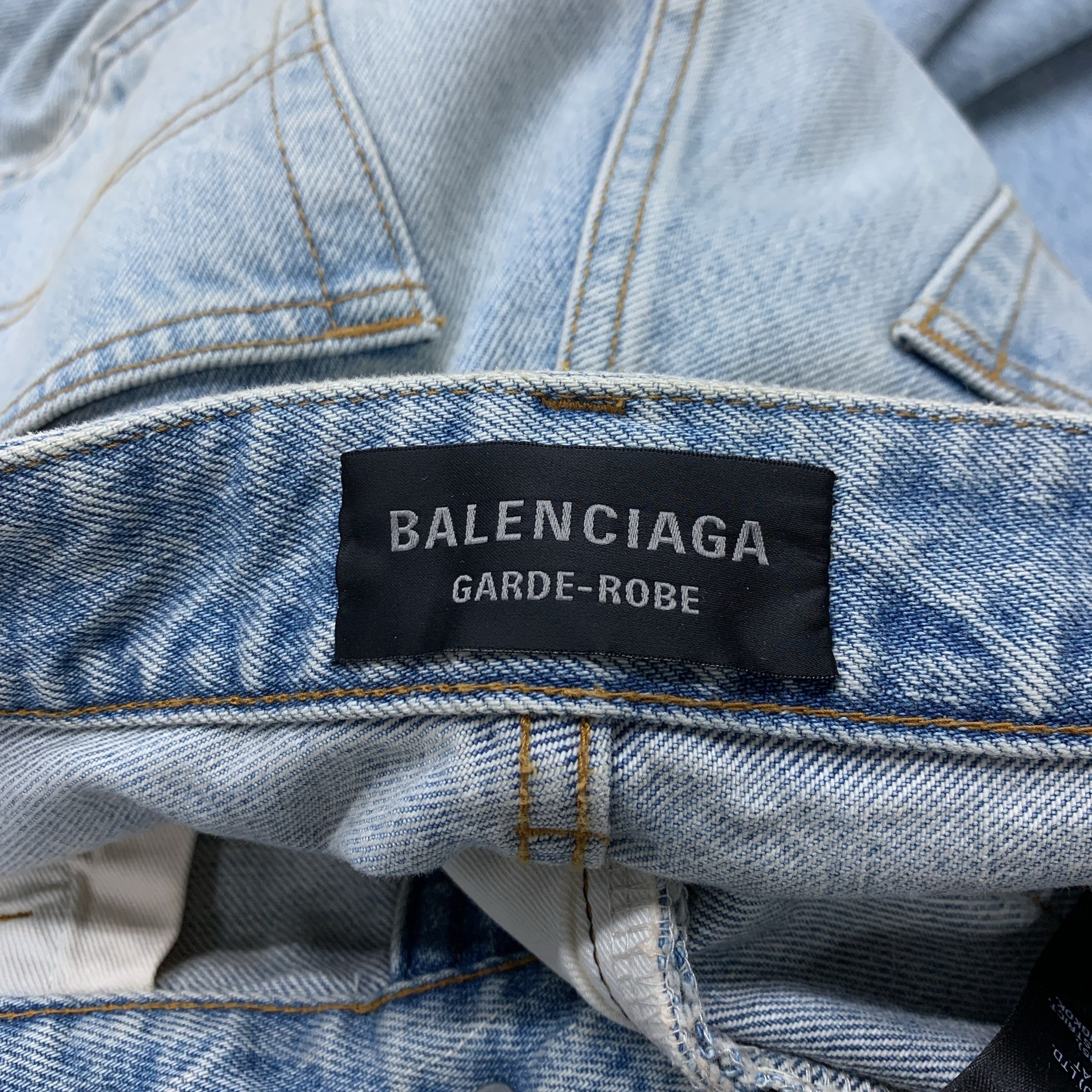 Balenciaga Balenciaga Washed Denim Jeans Size 26 Size 26" / US 2 / IT 38 - 5 Thumbnail