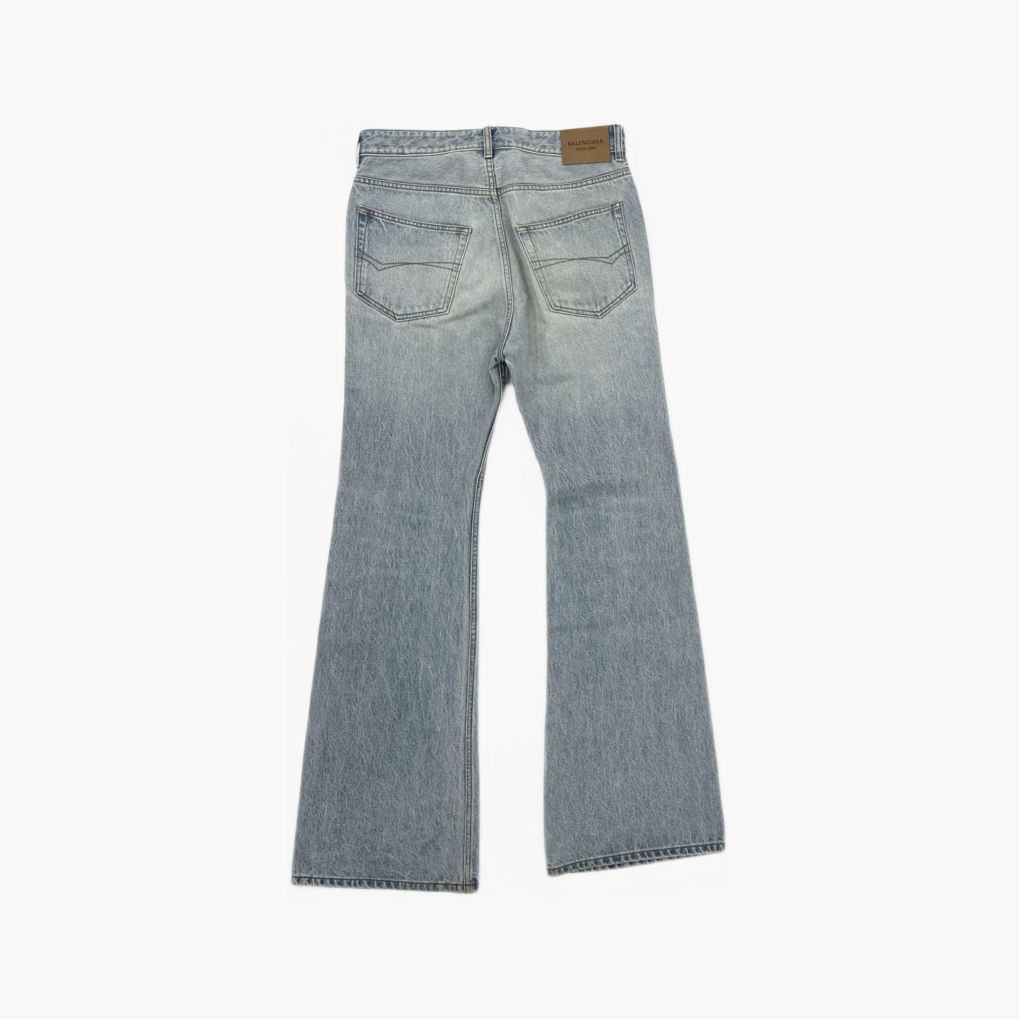 Balenciaga Balenciaga Washed Denim Jeans Size 26 Size 26" / US 2 / IT 38 - 2 Thumbnail