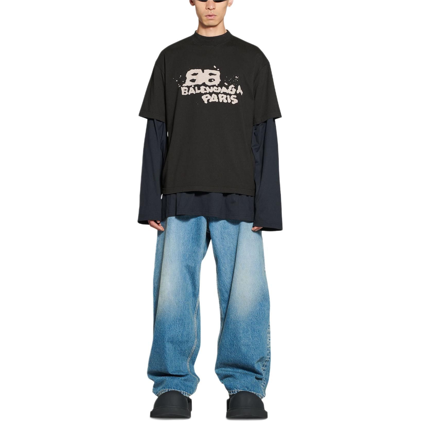 Balenciaga Balenciaga BB Logo T-Shirt Size XL Size US XL / EU 56 / 4 - 15 Thumbnail
