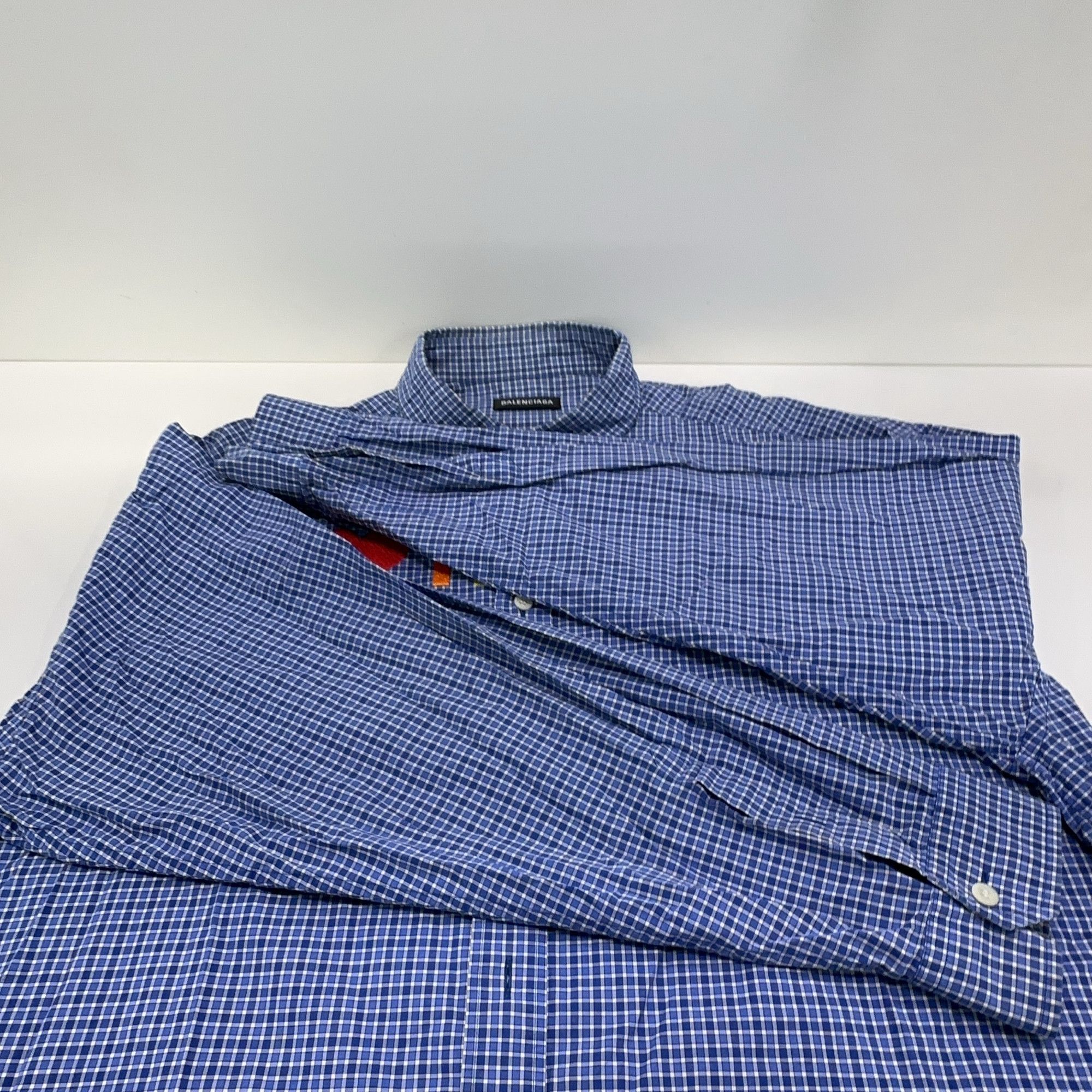 Balenciaga Balenciaga I Love Techno Check Shirt Size S Size US S / EU 44-46 / 1 - 6 Thumbnail