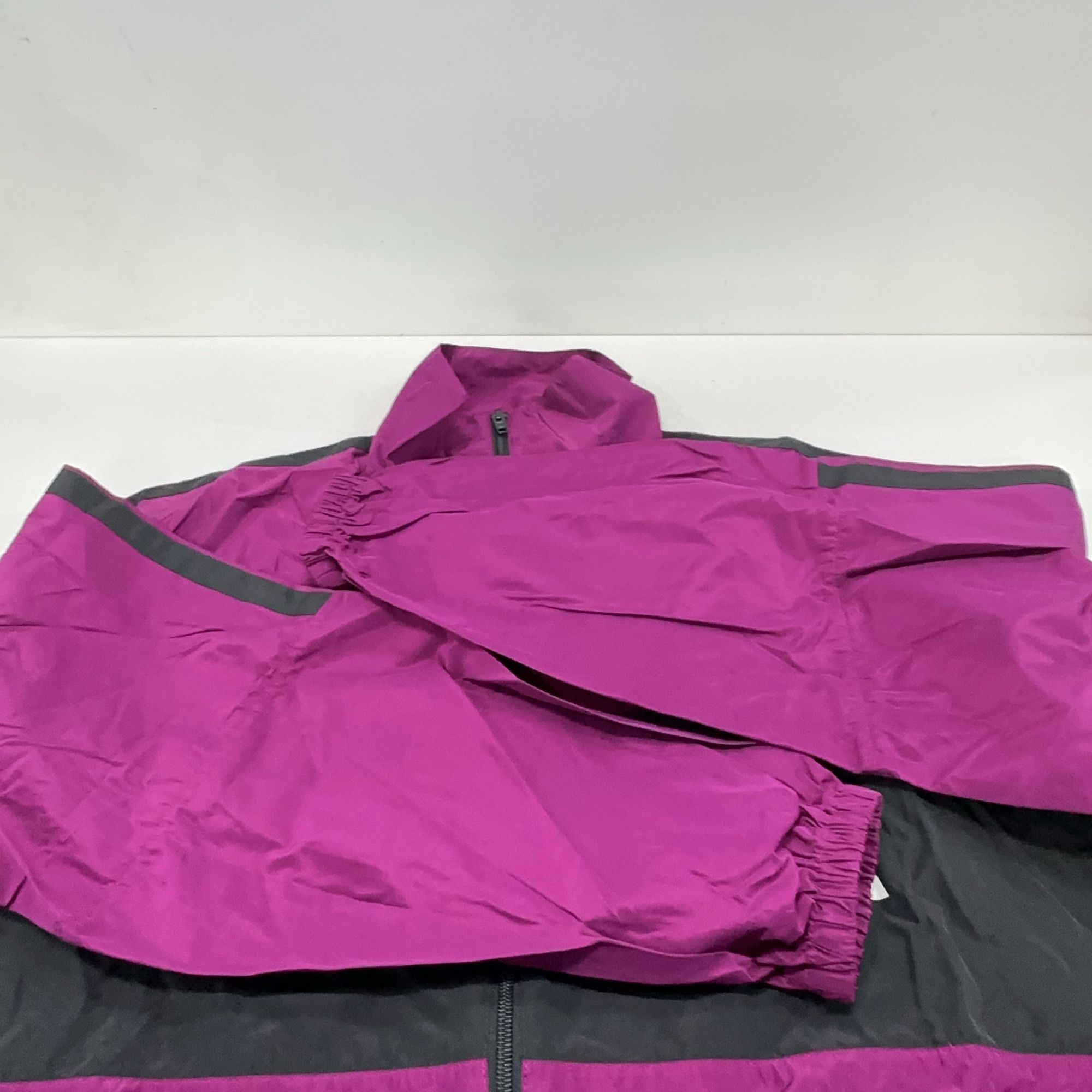 Balenciaga Balenciaga Purple Logo Zip Jacket Size 34 Size XS / US 0-2 / IT 36-38 - 11 Thumbnail