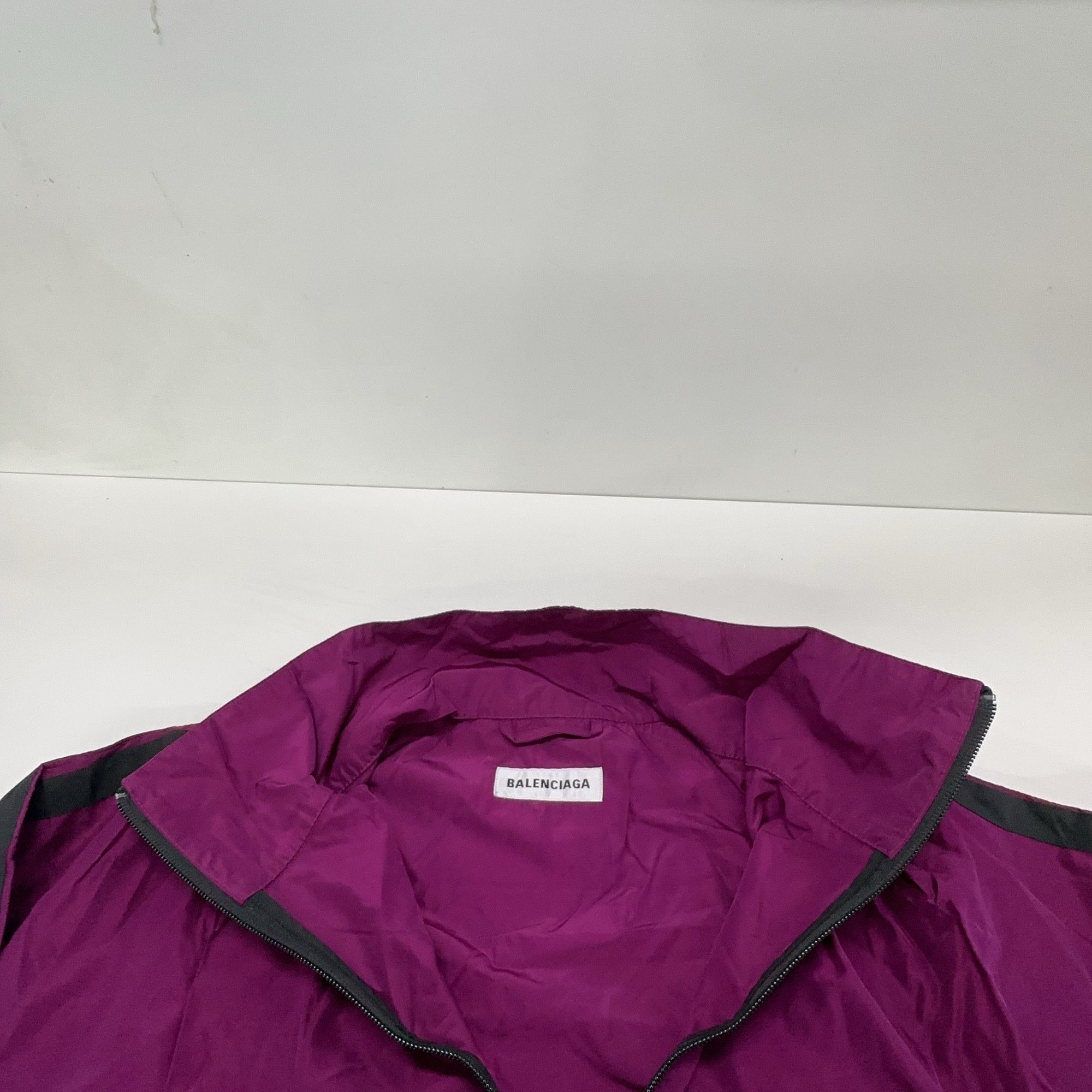 Balenciaga Balenciaga Purple Logo Zip Jacket Size 34 Size XS / US 0-2 / IT 36-38 - 6 Thumbnail