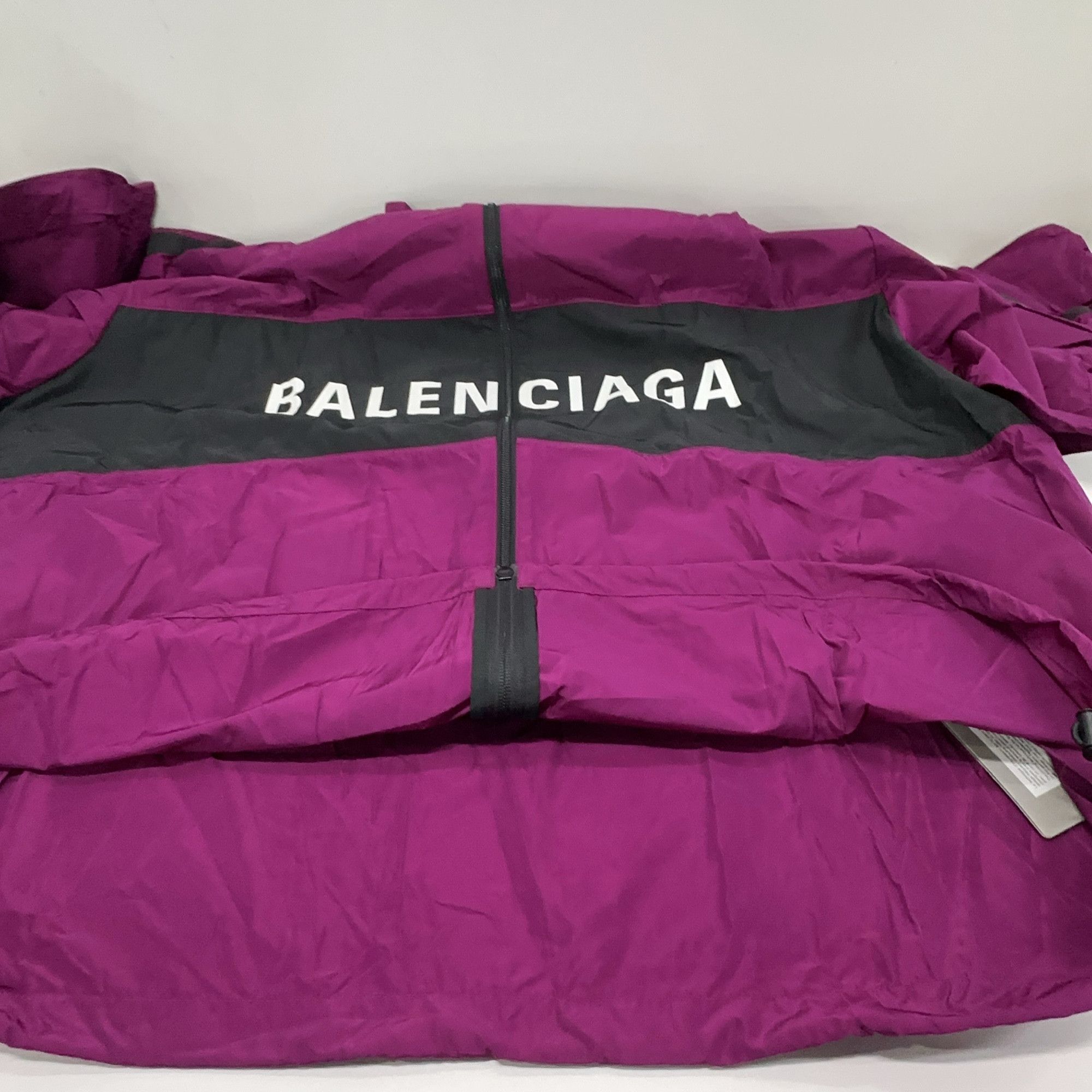 Balenciaga Balenciaga Purple Logo Zip Jacket Size 34 Size XS / US 0-2 / IT 36-38 - 7 Thumbnail