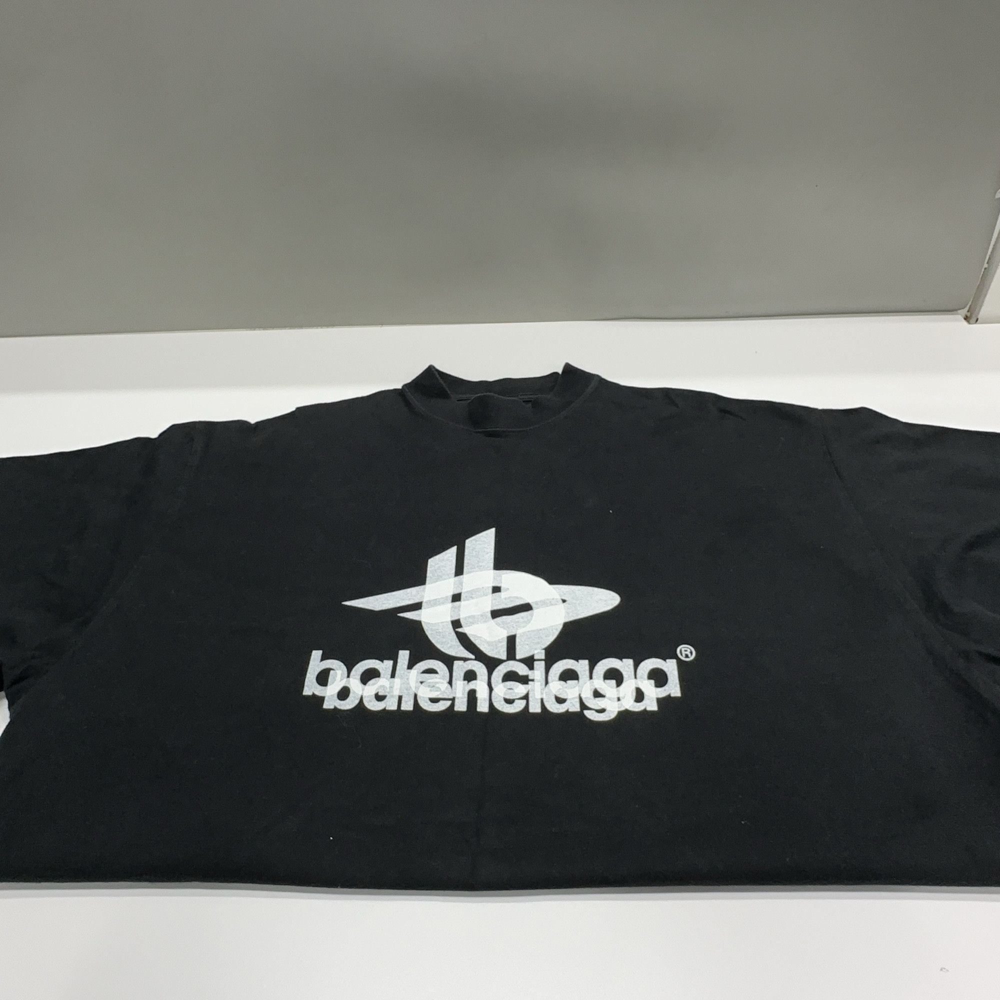 Balenciaga Balenciaga Logo Print T-Shirt Size M Size US M / EU 48-50 / 2 - 6 Thumbnail