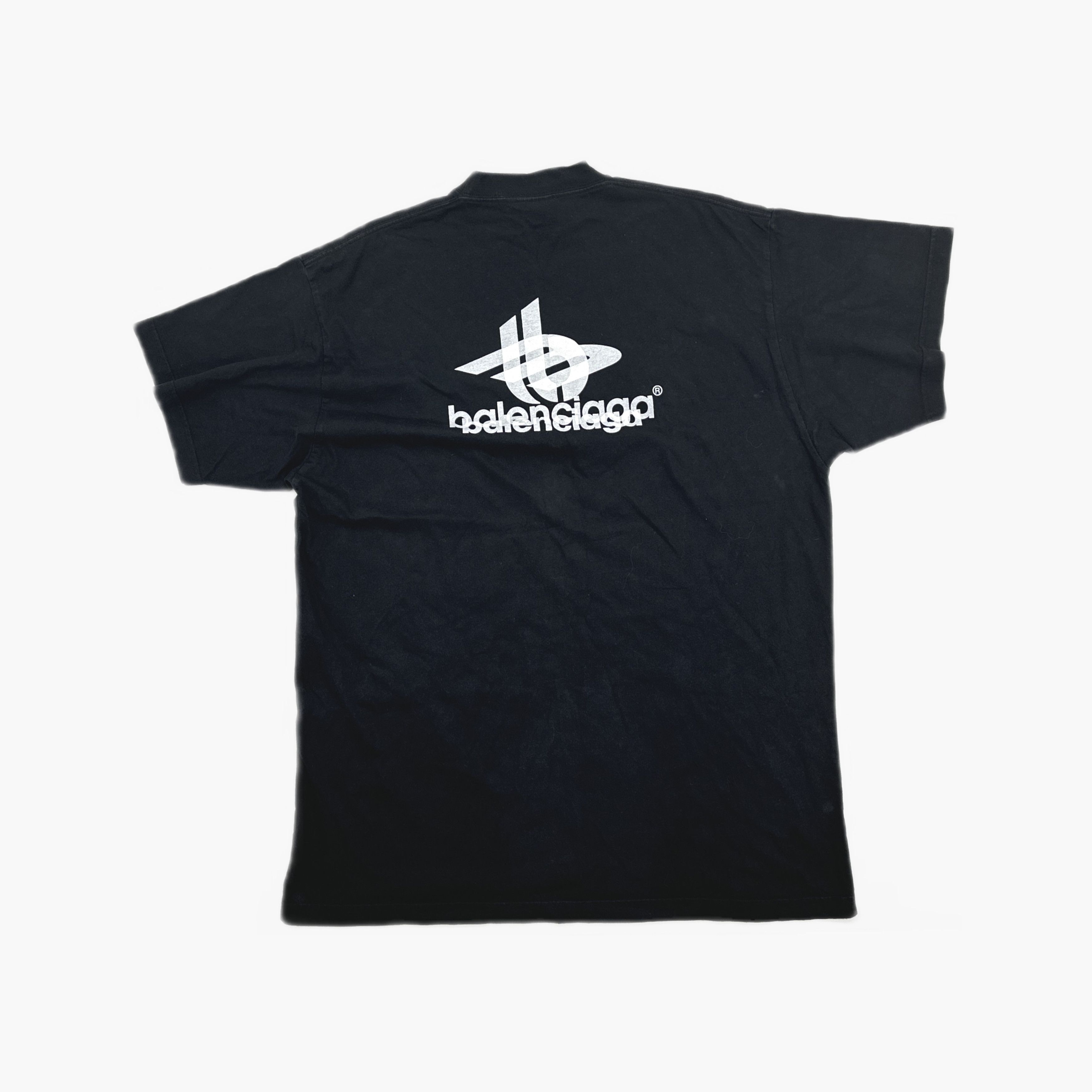 Balenciaga Balenciaga Logo Print T-Shirt Size M Size US M / EU 48-50 / 2 - 2 Thumbnail