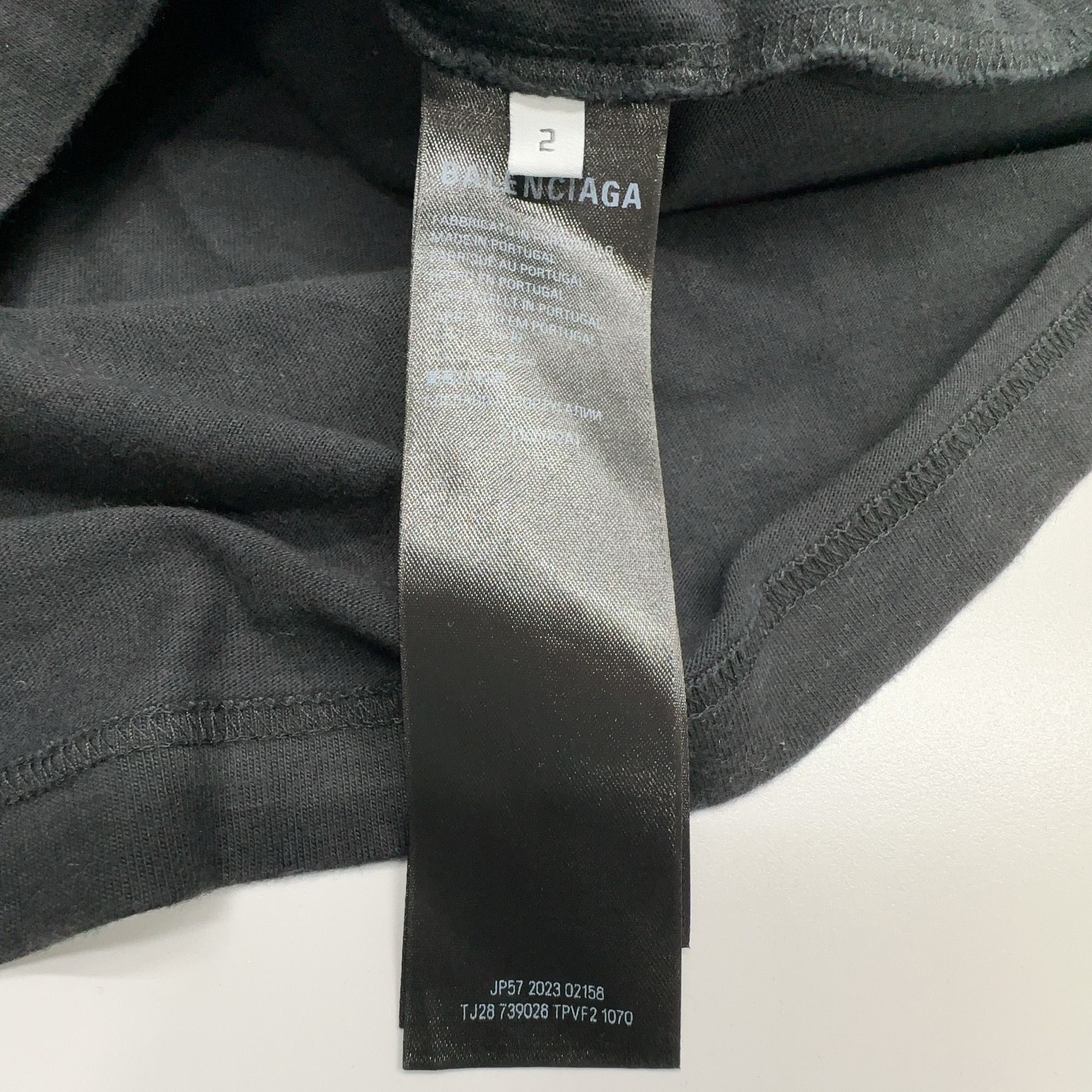 Balenciaga Balenciaga Logo Print T-Shirt Size M Size US M / EU 48-50 / 2 - 3 Thumbnail