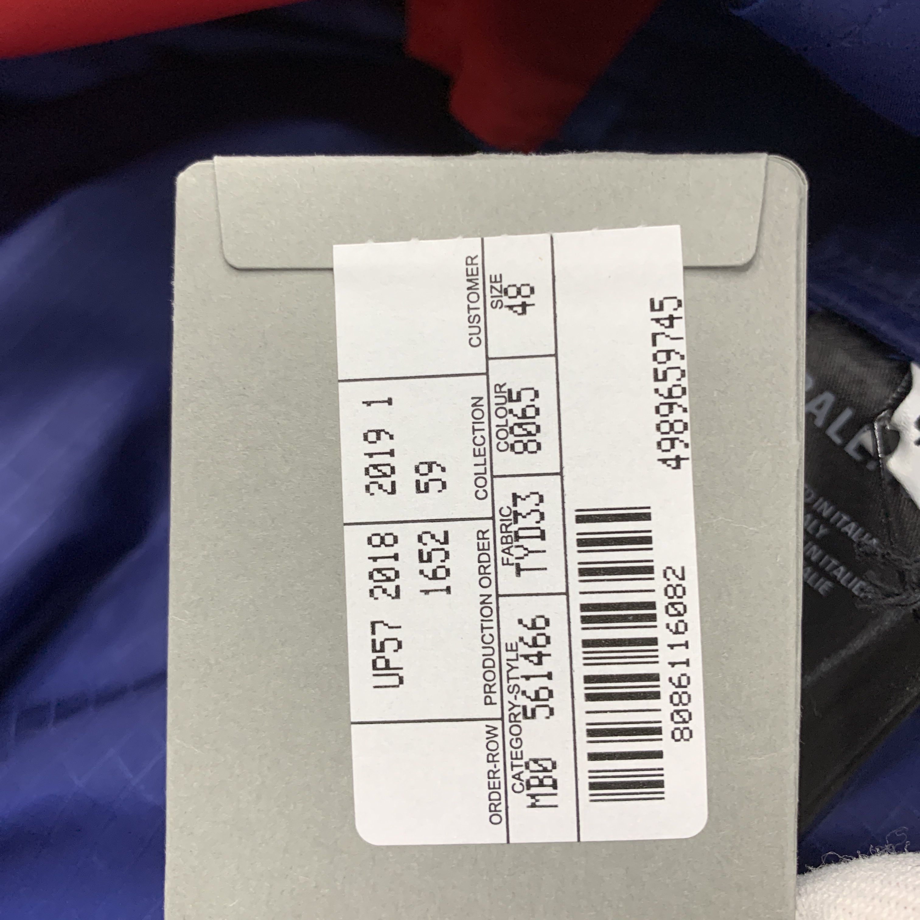 Balenciaga Balenciaga Logo Zip Windbreaker Size M Size US M / EU 48-50 / 2 - 5 Thumbnail