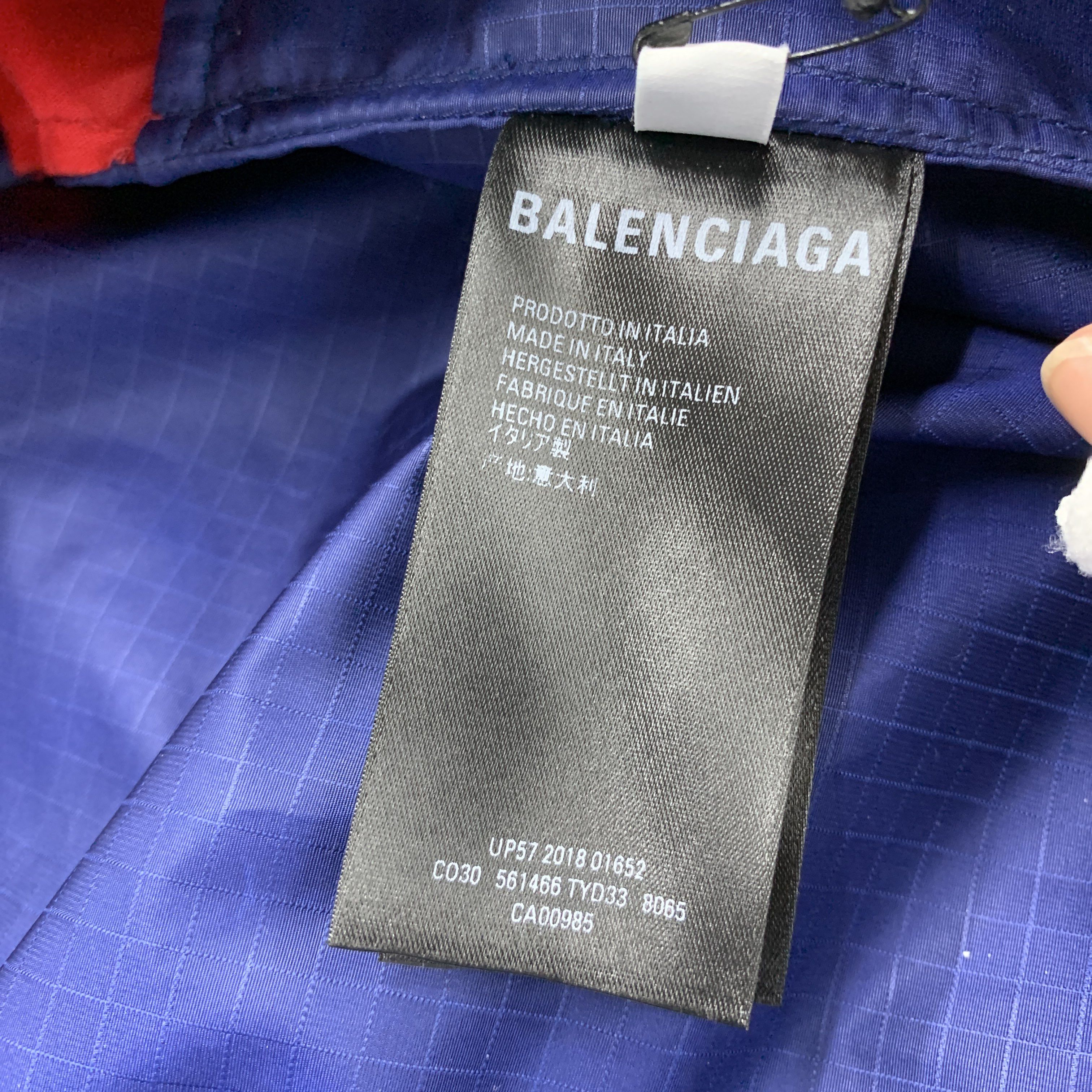 Balenciaga Balenciaga Logo Zip Windbreaker Size M Size US M / EU 48-50 / 2 - 4 Thumbnail
