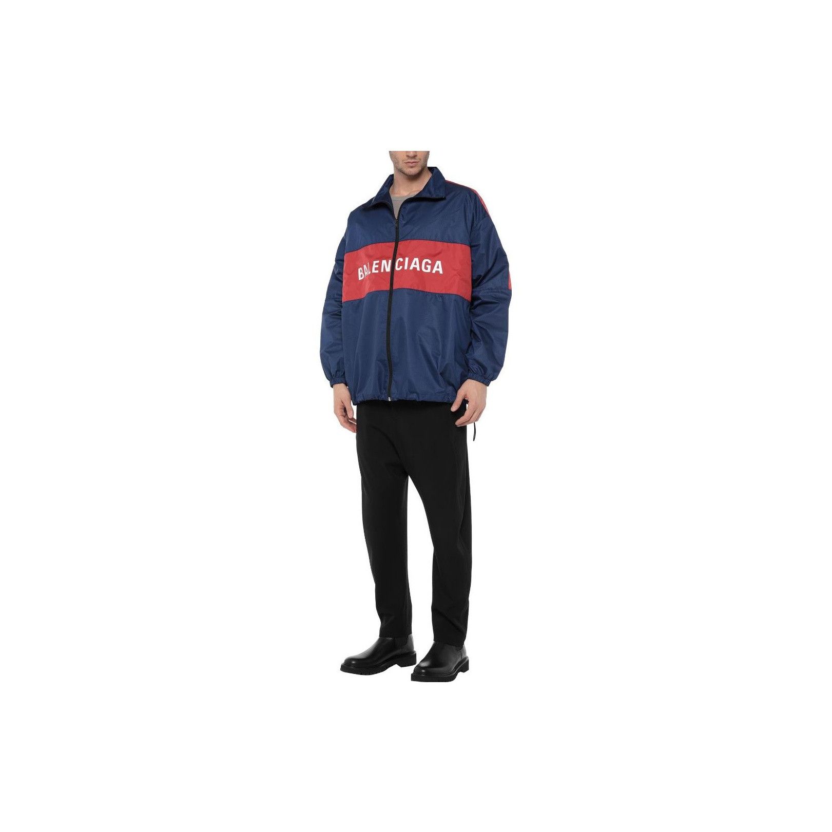 Balenciaga Balenciaga Logo Zip Windbreaker Size M Size US M / EU 48-50 / 2 - 7 Thumbnail