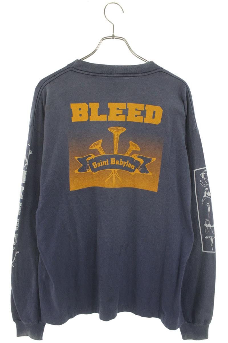 Saint Michael SAINT MICHAEL 25AW Vintage Effect BABYLON Logo Long Sleeve Size L Size US L / EU 52-54 / 3 - 2 Thumbnail