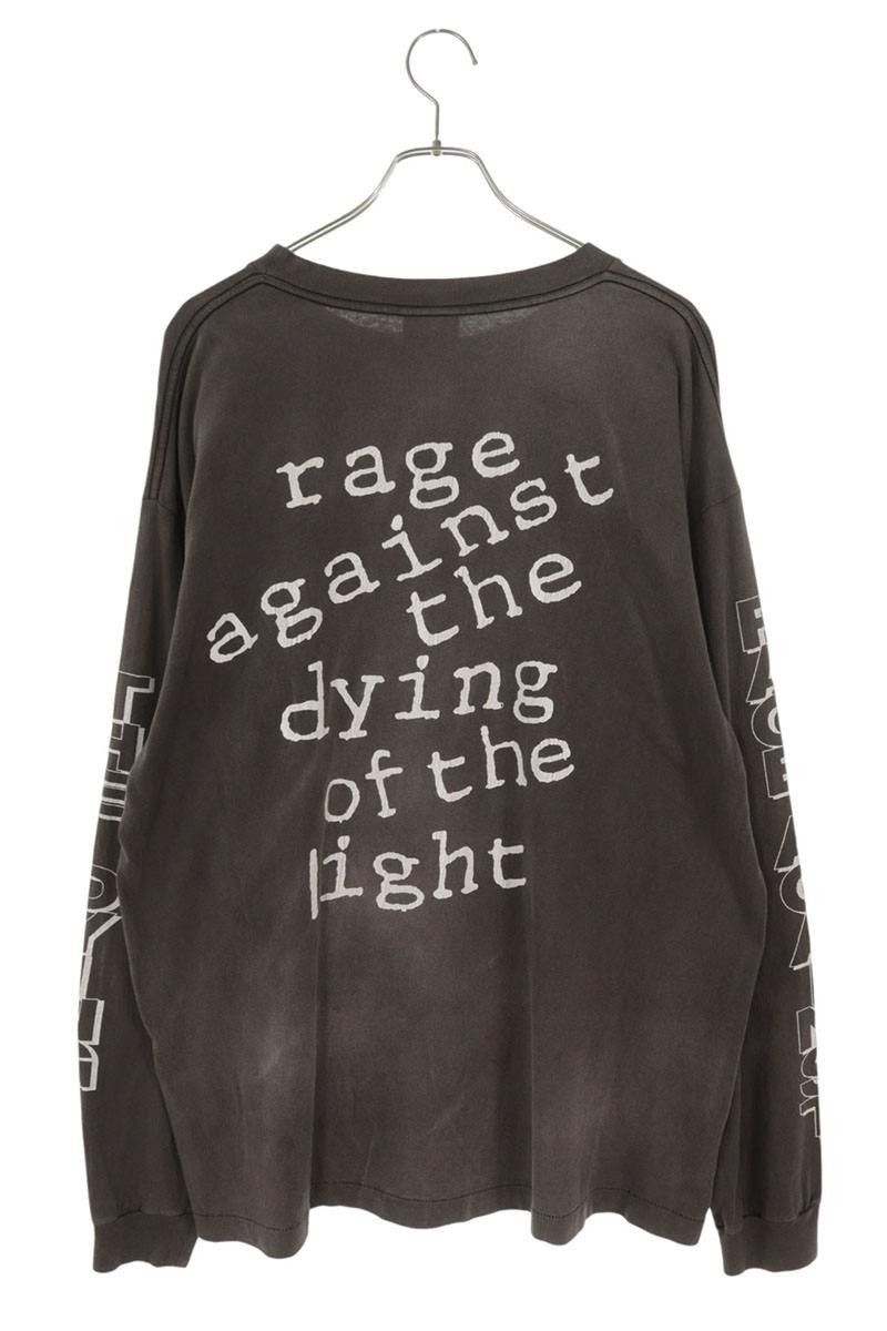 Saint Michael SAINT MICHAEL Font Print Vintage Effect Long Sleeve Tee Size XL Size US XL / EU 56 / 4 - 2 Thumbnail