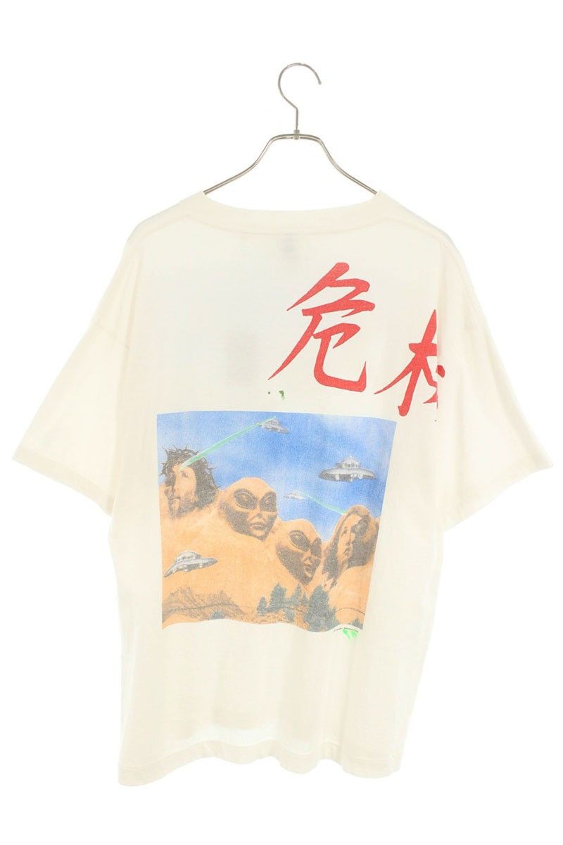 Saint Michael SAINT MICHAEL x SW 25SS Distressed Crisis Tee White Size M Size US M / EU 48-50 / 2 - 2 Thumbnail