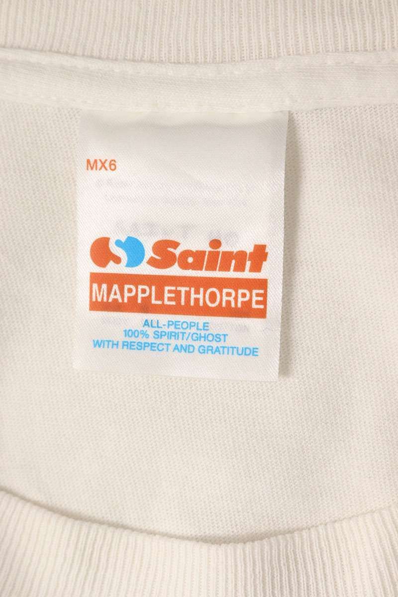 Saint Michael SAINT MICHAEL 25SS x Mapplethorpe Photo T-Shirt White Size M Size US M / EU 48-50 / 2 - 3 Thumbnail