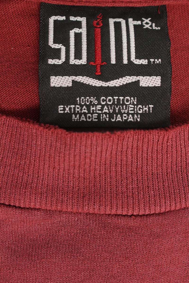 Saint Michael SAINT MICHAEL 25SS Distressed Graphic Print Tee Red Size XXL Size US XXL / EU 58 / 5 - 3 Thumbnail