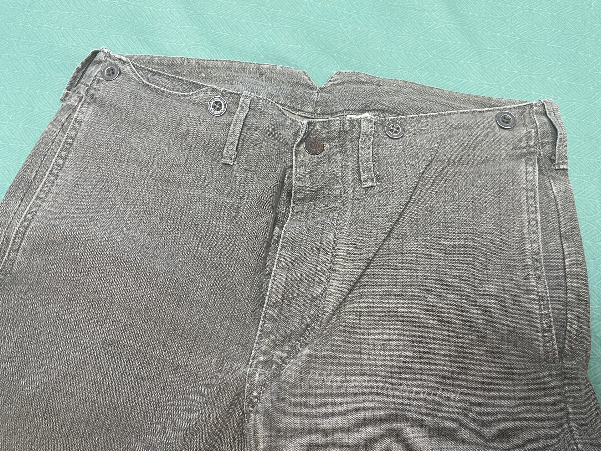 RRL Ralph Lauren RRL Vintage Herringbone Striped Pants Size US 32 / EU 48 - 2 Thumbnail