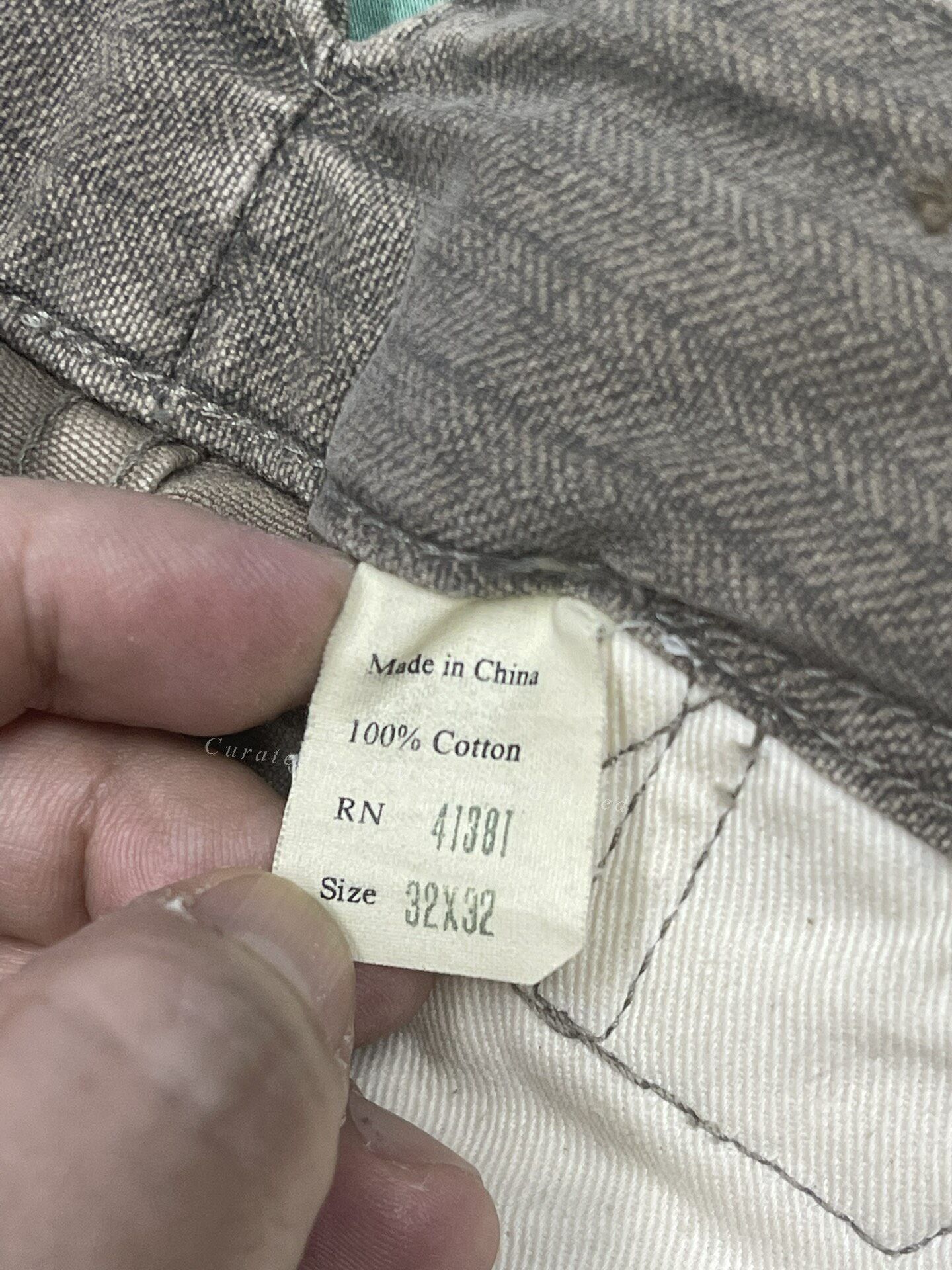 RRL Ralph Lauren RRL Vintage Herringbone Striped Pants Size US 32 / EU 48 - 4 Thumbnail