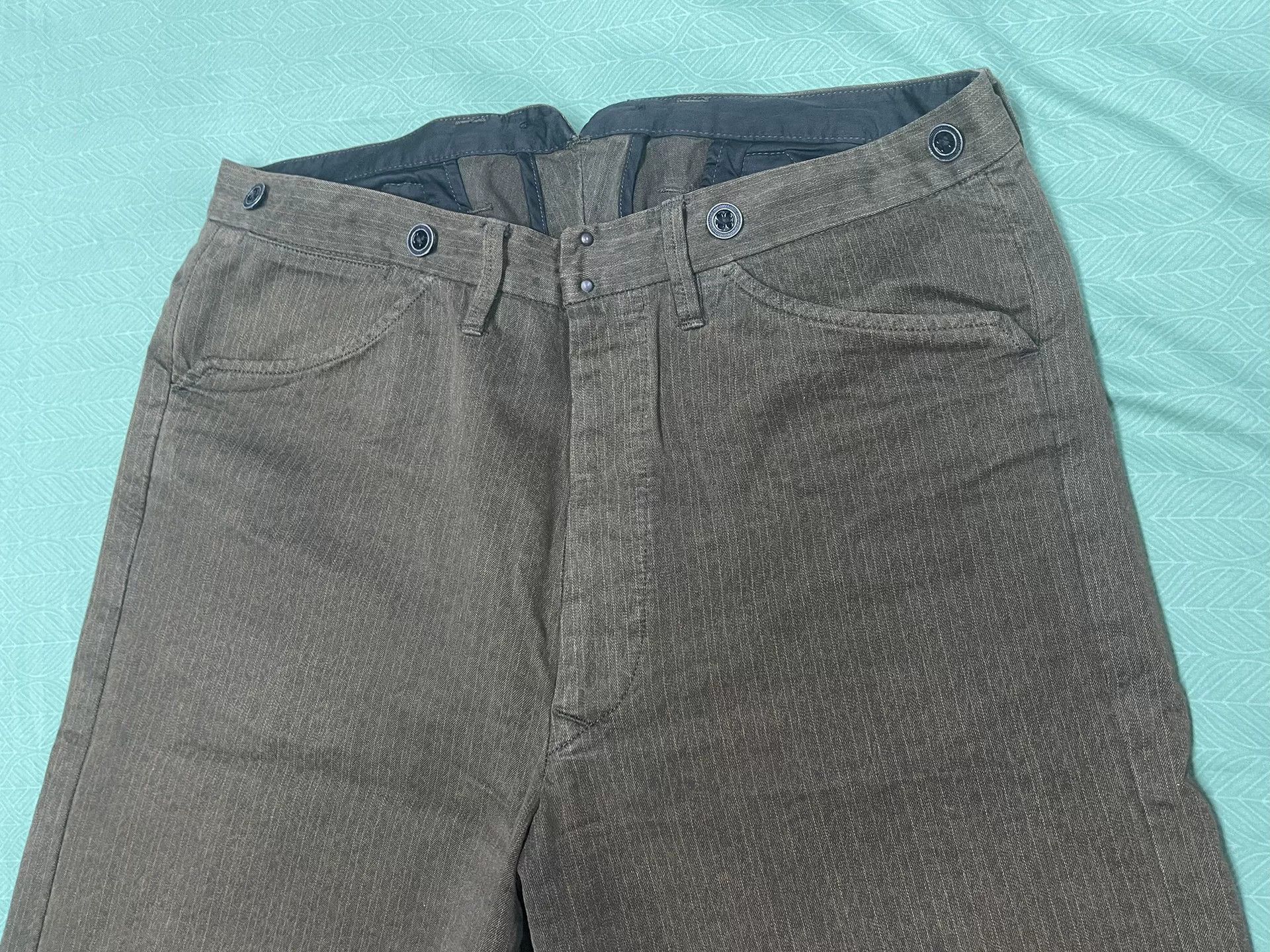 RRL Ralph Lauren Ralph Lauren RRL Vintage Striped Pants Size US 32 / EU 48 - 2 Thumbnail