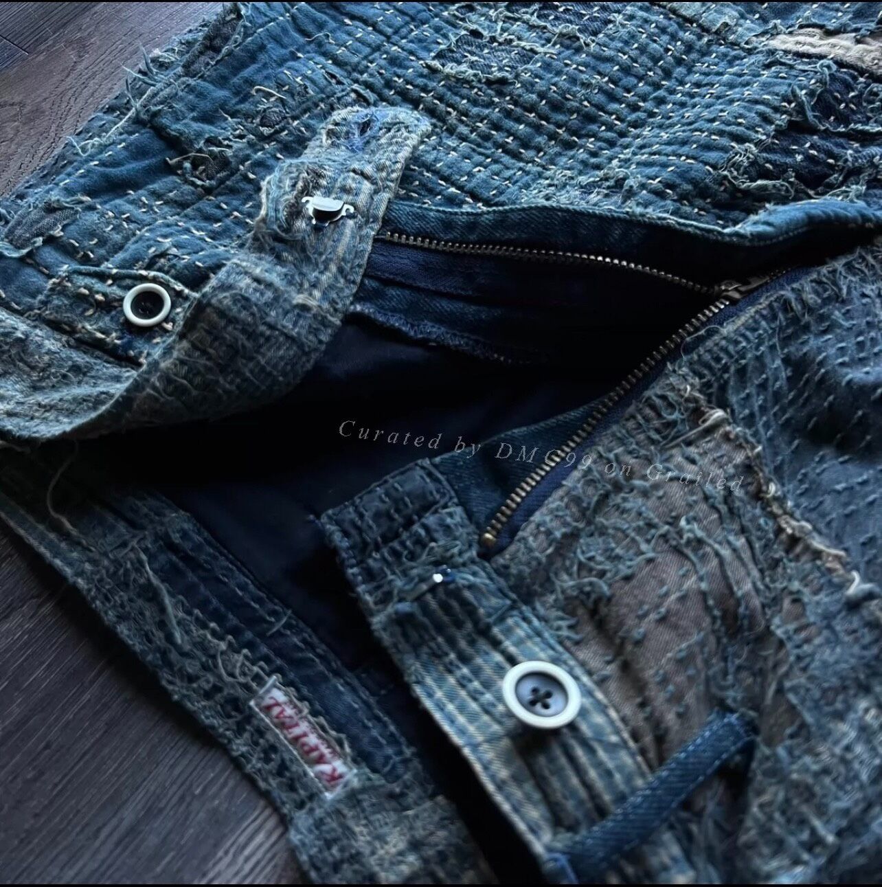 Kapital Kapital Boro Sashiko Straight Shorts Size US 34 / EU 50 - 8 Thumbnail