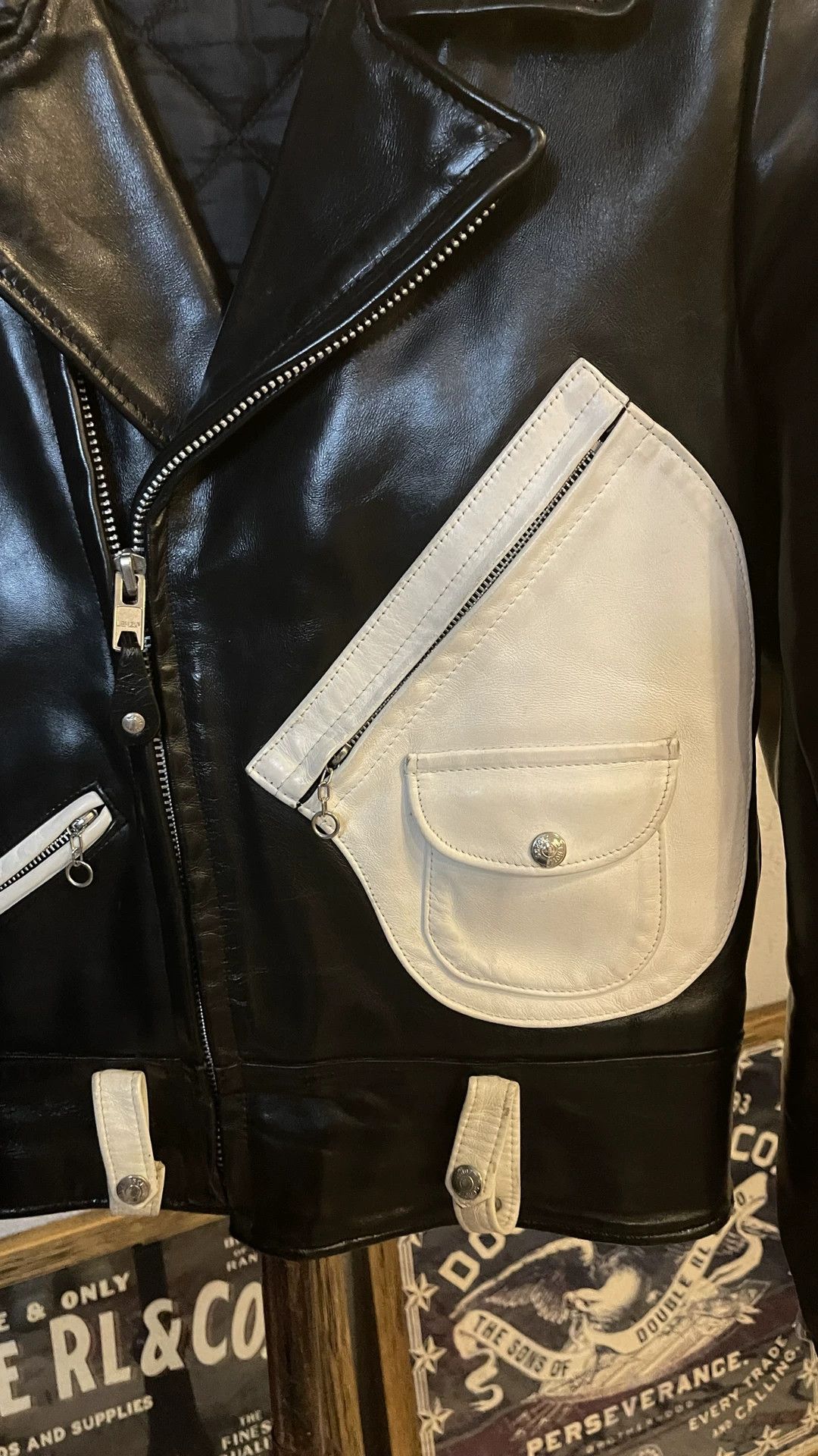 Schott Schott Vintage Horse Leather Motorcycle Jacket Size US XL / EU 56 / 4 - 3 Thumbnail
