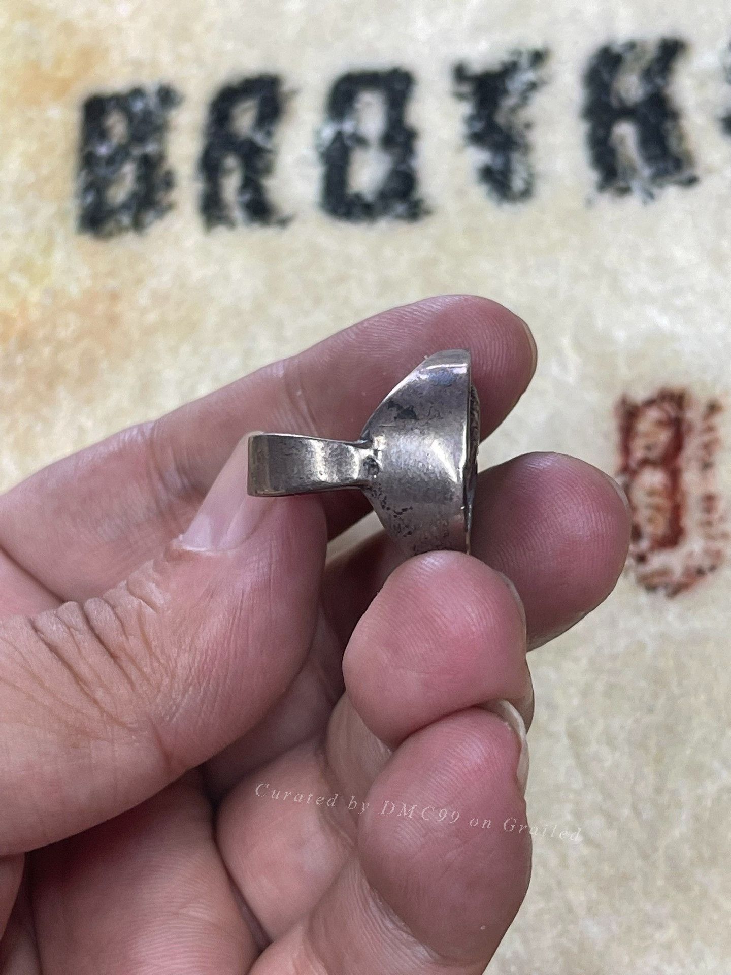 Other Pharaoh Pure Silver Antique Ring Size ONE SIZE - 2 Thumbnail