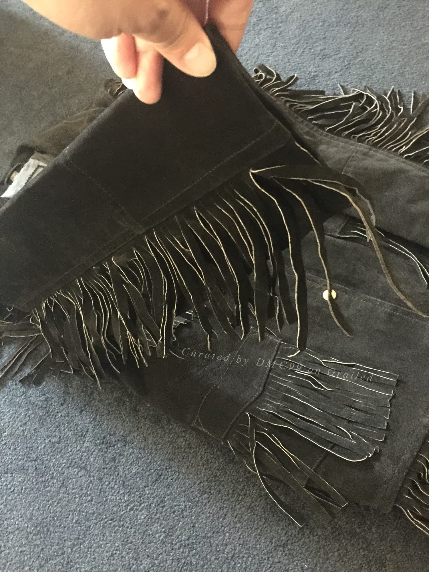 Other Indian Fringe Slim Fit Leather Jacket Size US S / EU 44-46 / 1 - 4 Thumbnail
