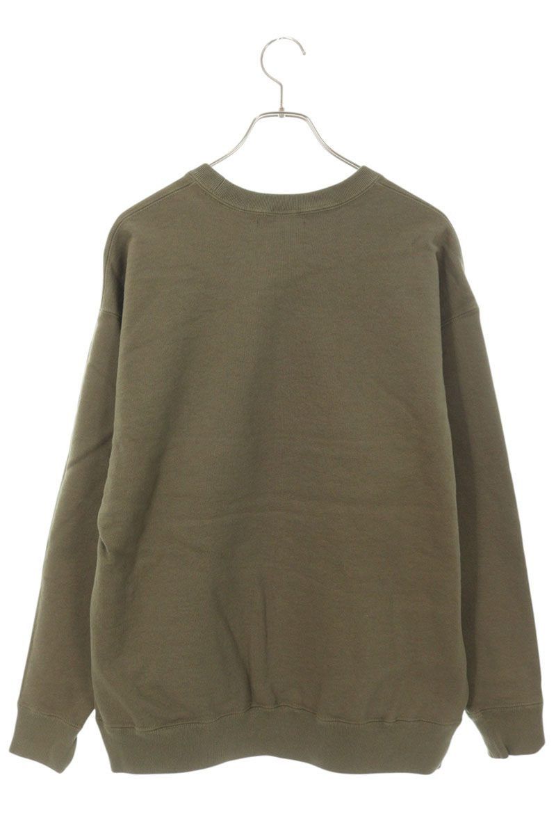 Japanese Brand GOD SELECTION XXX Olive Cotton Logo Patch Sweatshirt Size M Size US M / EU 48-50 / 2 - 2 Thumbnail