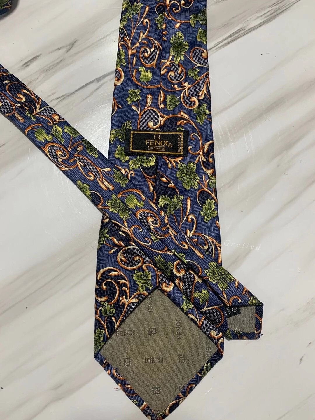Fendi Fendi Vintage Silk Tie Made in Italy Size ONE SIZE - 2 Thumbnail