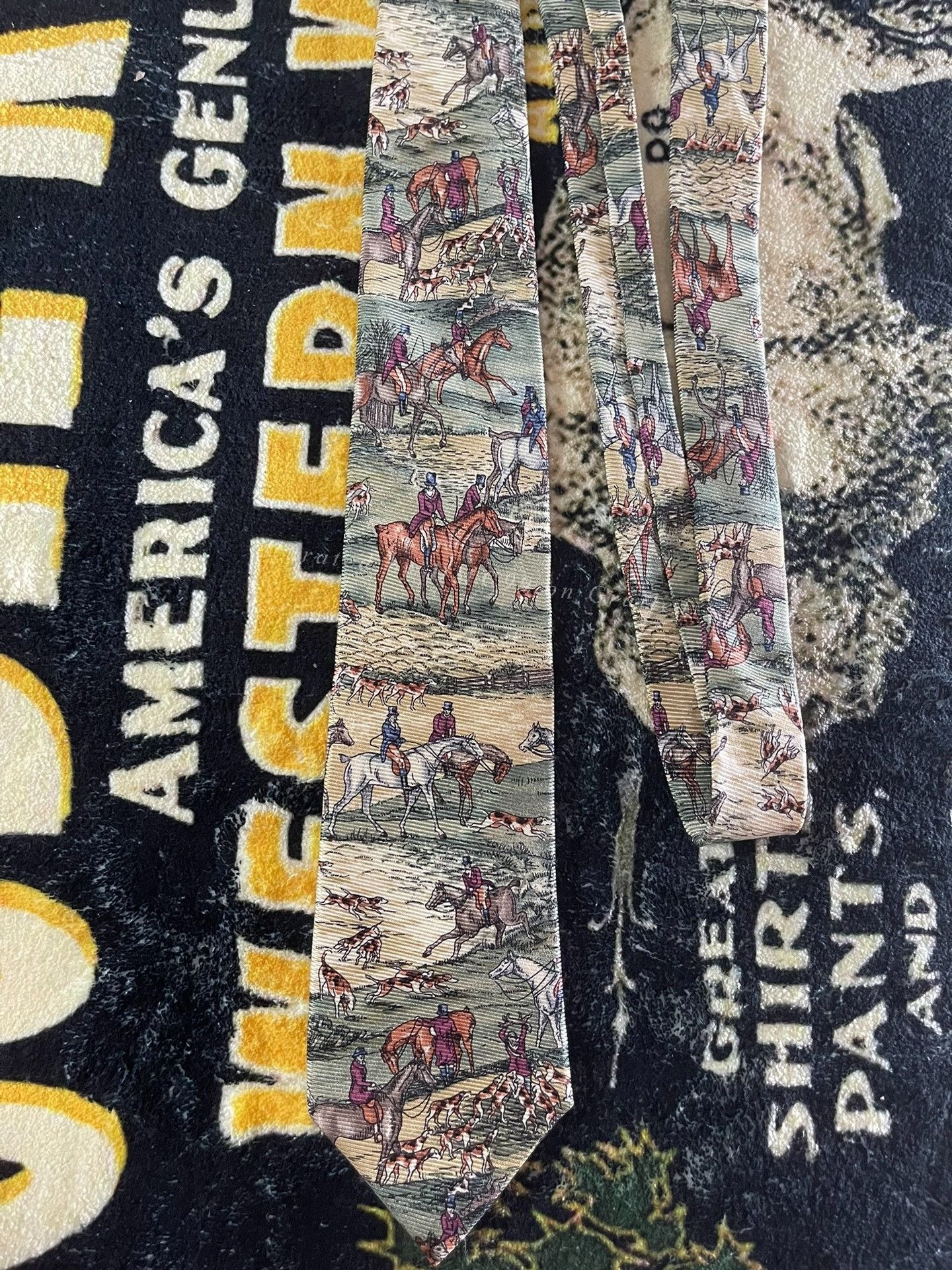 Ralph Lauren Ralph Lauren Hunting Theme Tie Size ONE SIZE - 2 Thumbnail
