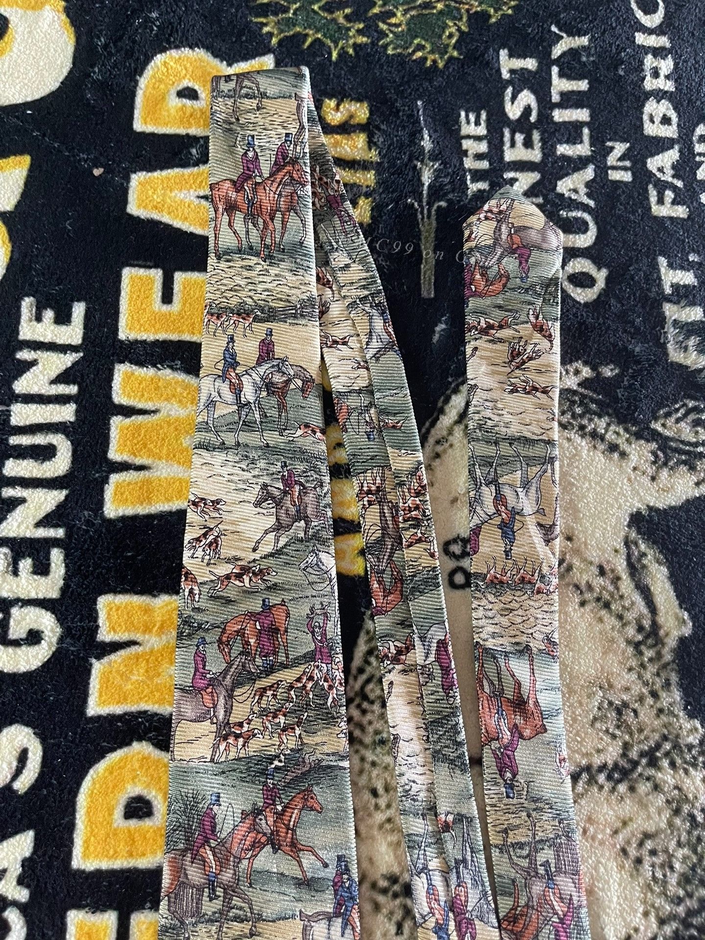 Ralph Lauren Ralph Lauren Hunting Theme Tie Size ONE SIZE - 3 Thumbnail