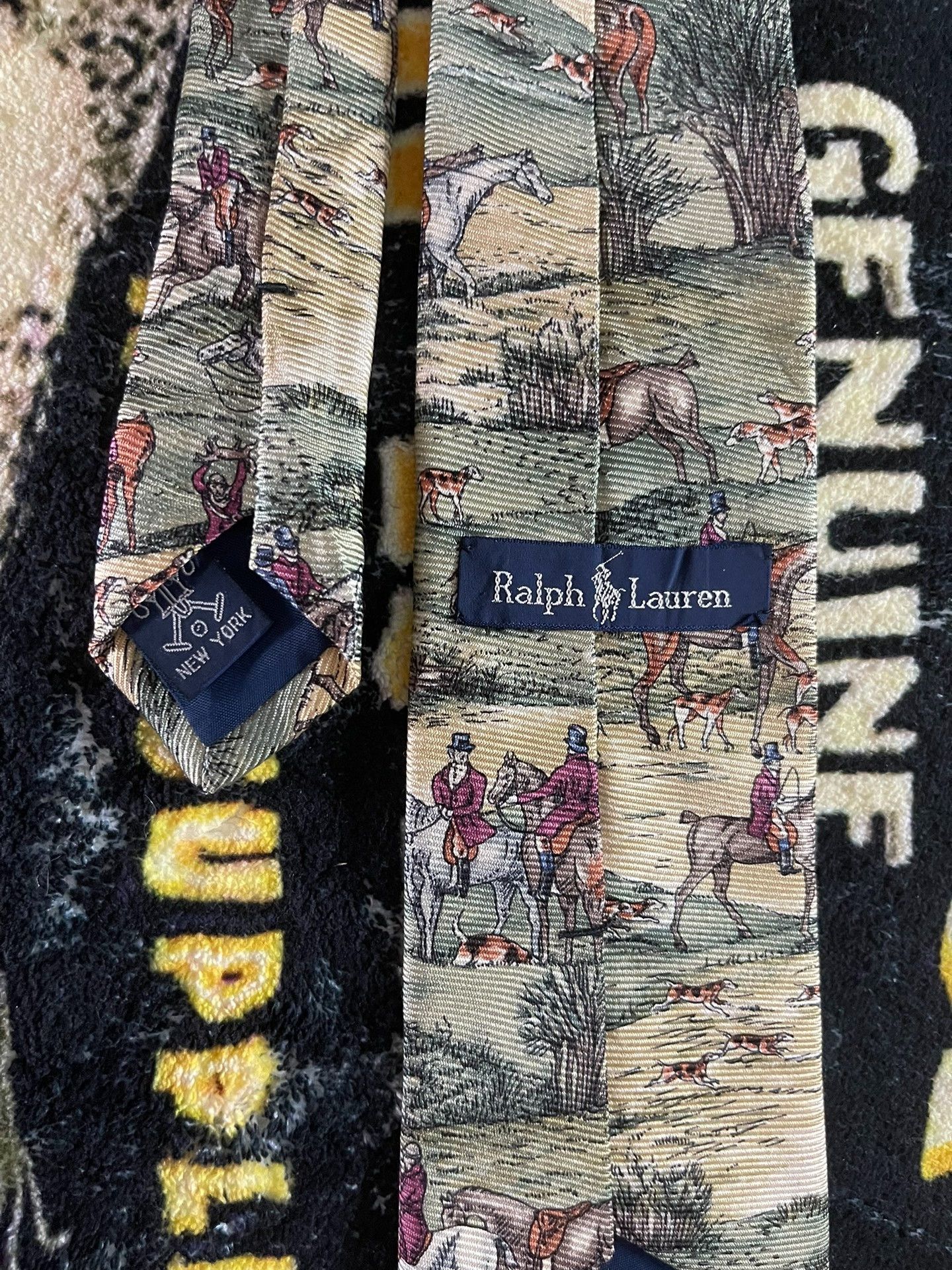 Ralph Lauren Ralph Lauren Hunting Theme Tie Size ONE SIZE - 4 Thumbnail