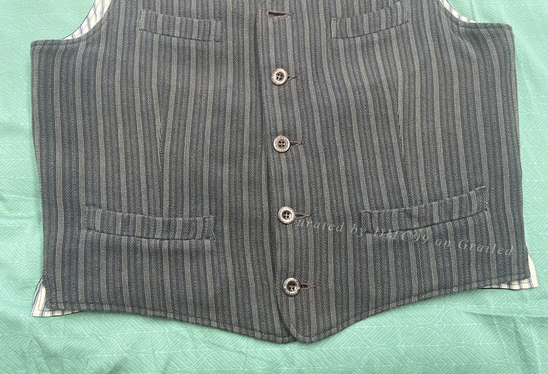 Mister Freedom MISTER FREEDOM Depp Striped Vest (L) Size US L / EU 52-54 / 3 - 3 Thumbnail