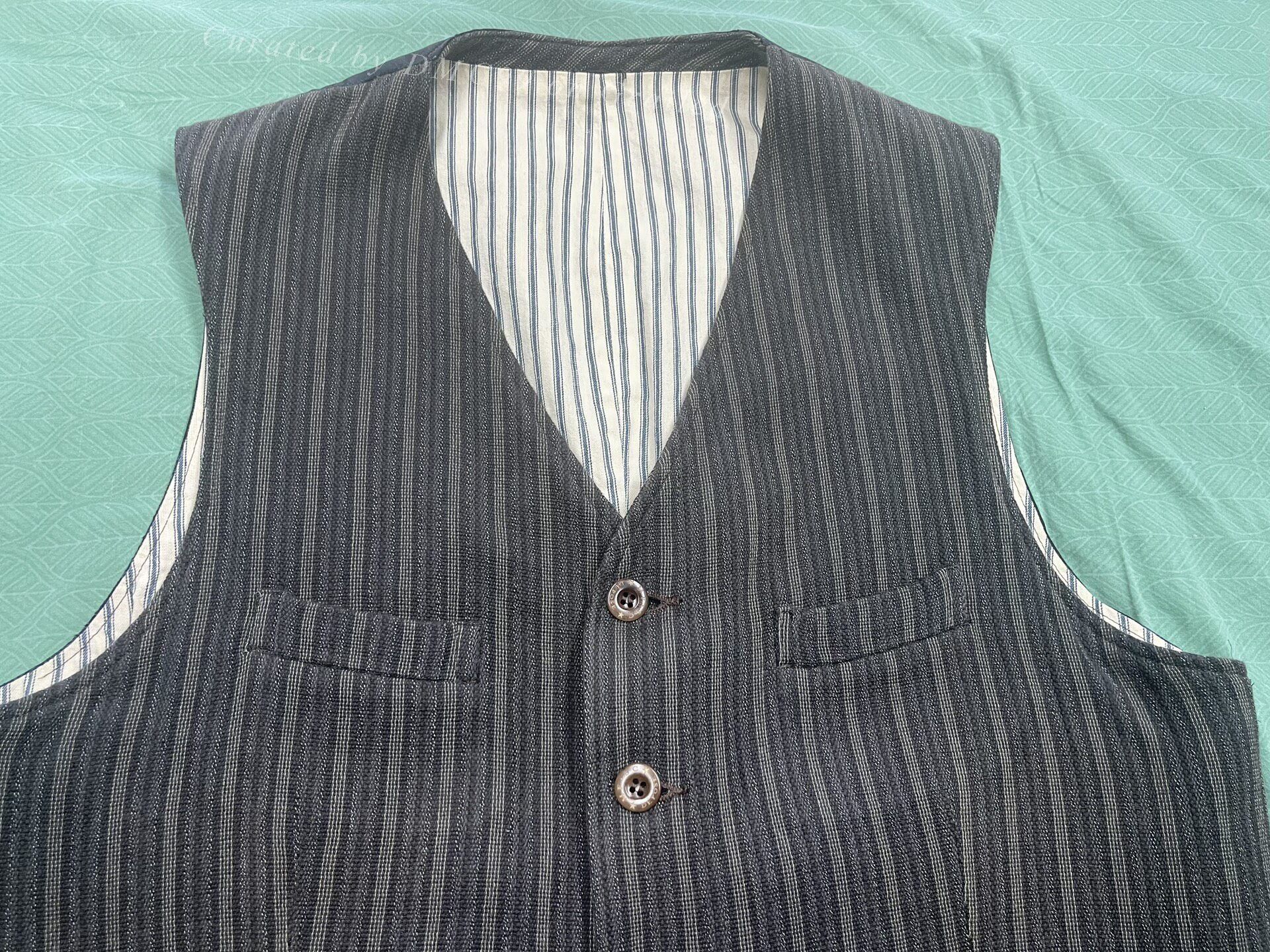 Mister Freedom MISTER FREEDOM Depp Striped Vest (L) Size US L / EU 52-54 / 3 - 2 Thumbnail