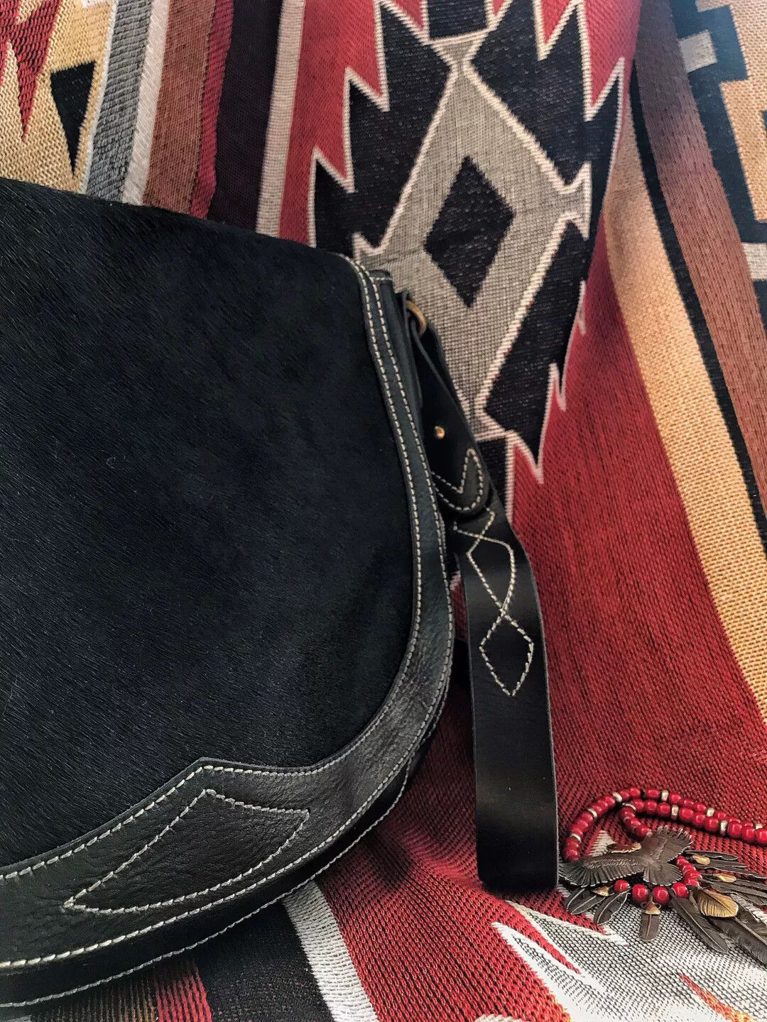 RRL Ralph Lauren RRL Ralph Lauren Leather Messenger Bag Size ONE SIZE - 4 Thumbnail