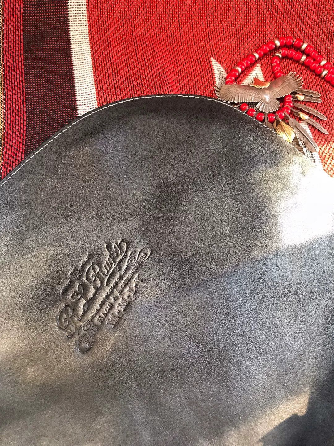 RRL Ralph Lauren RRL Ralph Lauren Leather Messenger Bag Size ONE SIZE - 8 Thumbnail