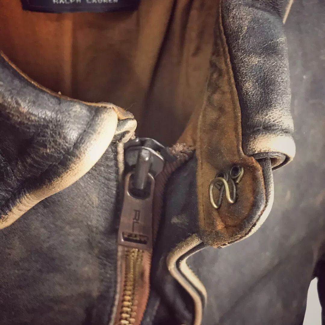 RRL Ralph Lauren RRL A2 Vintage Horsehide Jacket Size US M / EU 48-50 / 2 - 7 Thumbnail