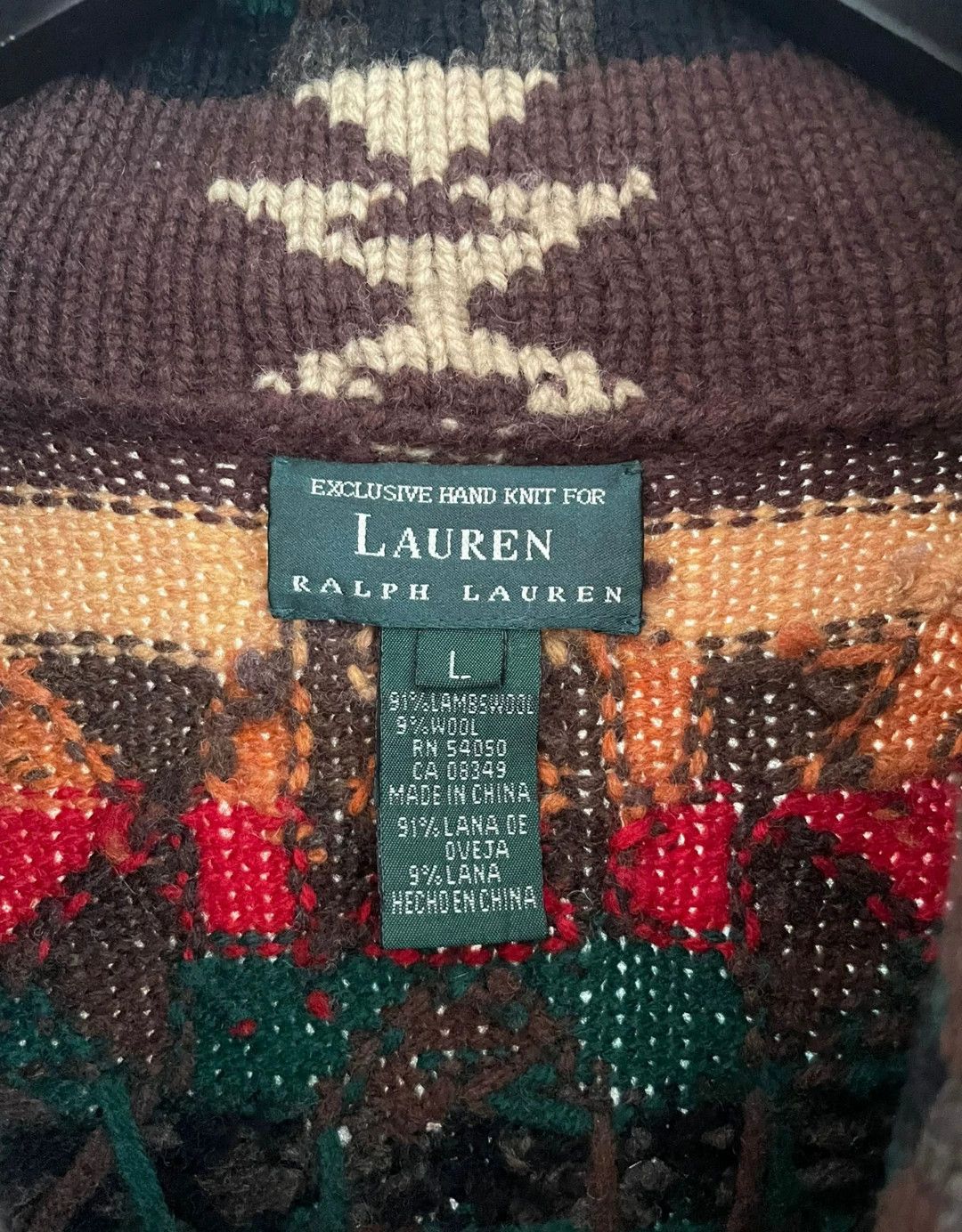 RRL Ralph Lauren Ralph Lauren RRL Indian Cardigan Size US L / EU 52-54 / 3 - 5 Thumbnail