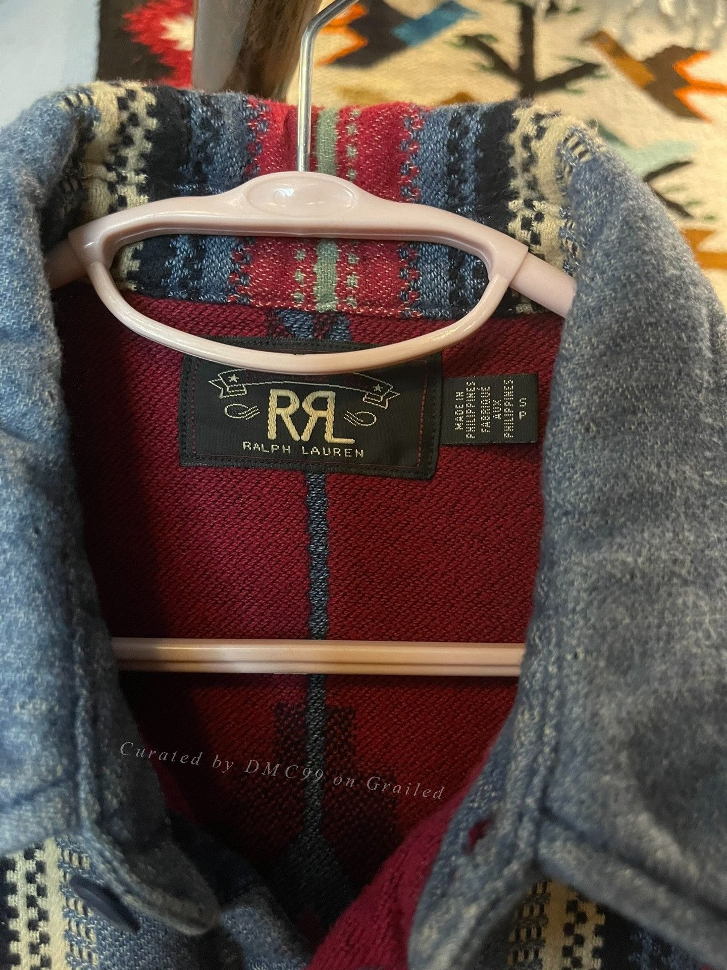 RRL Ralph Lauren RRL 1940s Indian Blanket Western Shirt Size US S / EU 44-46 / 1 - 4 Thumbnail