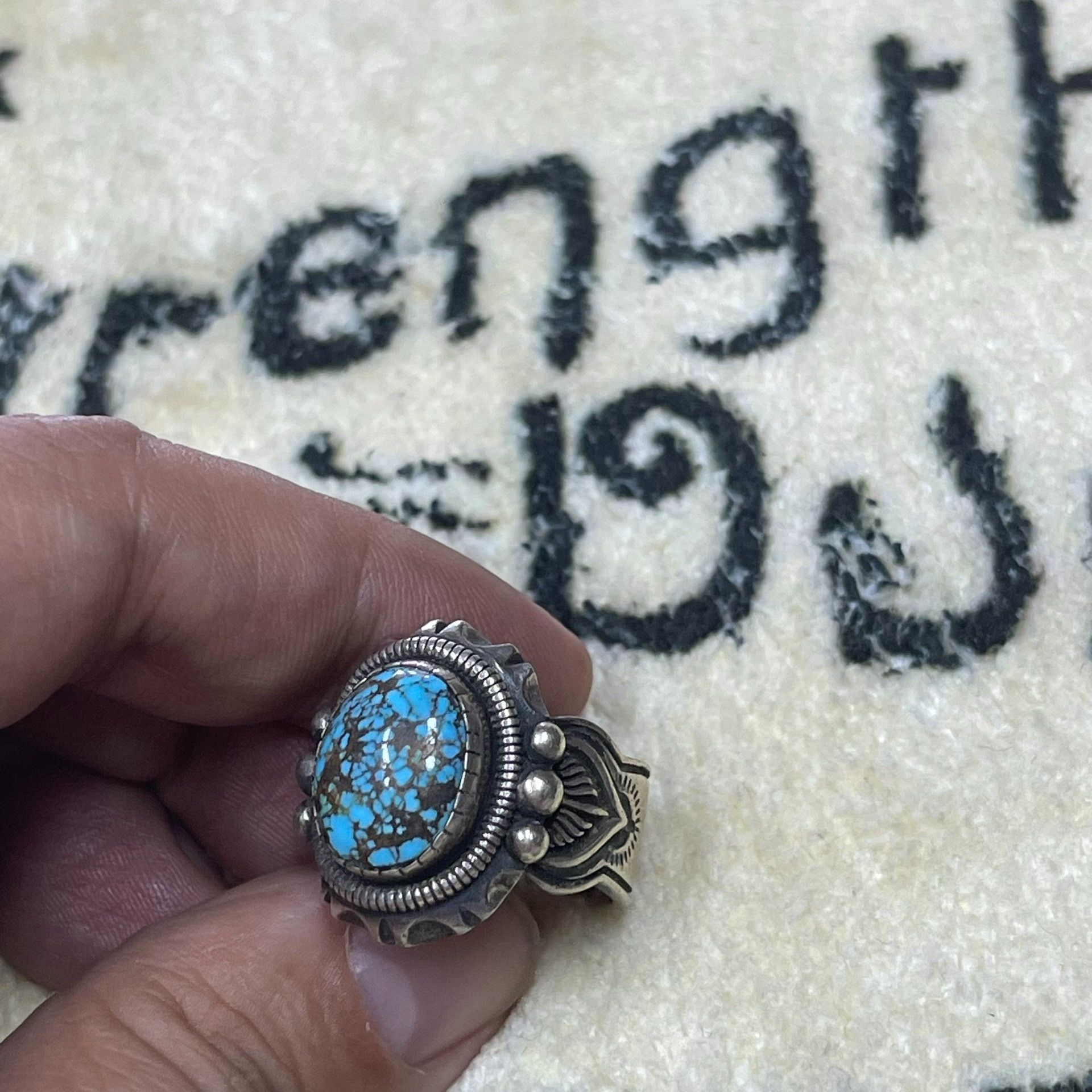 Other Navajo Pure Silver Ring Size ONE SIZE - 3 Thumbnail