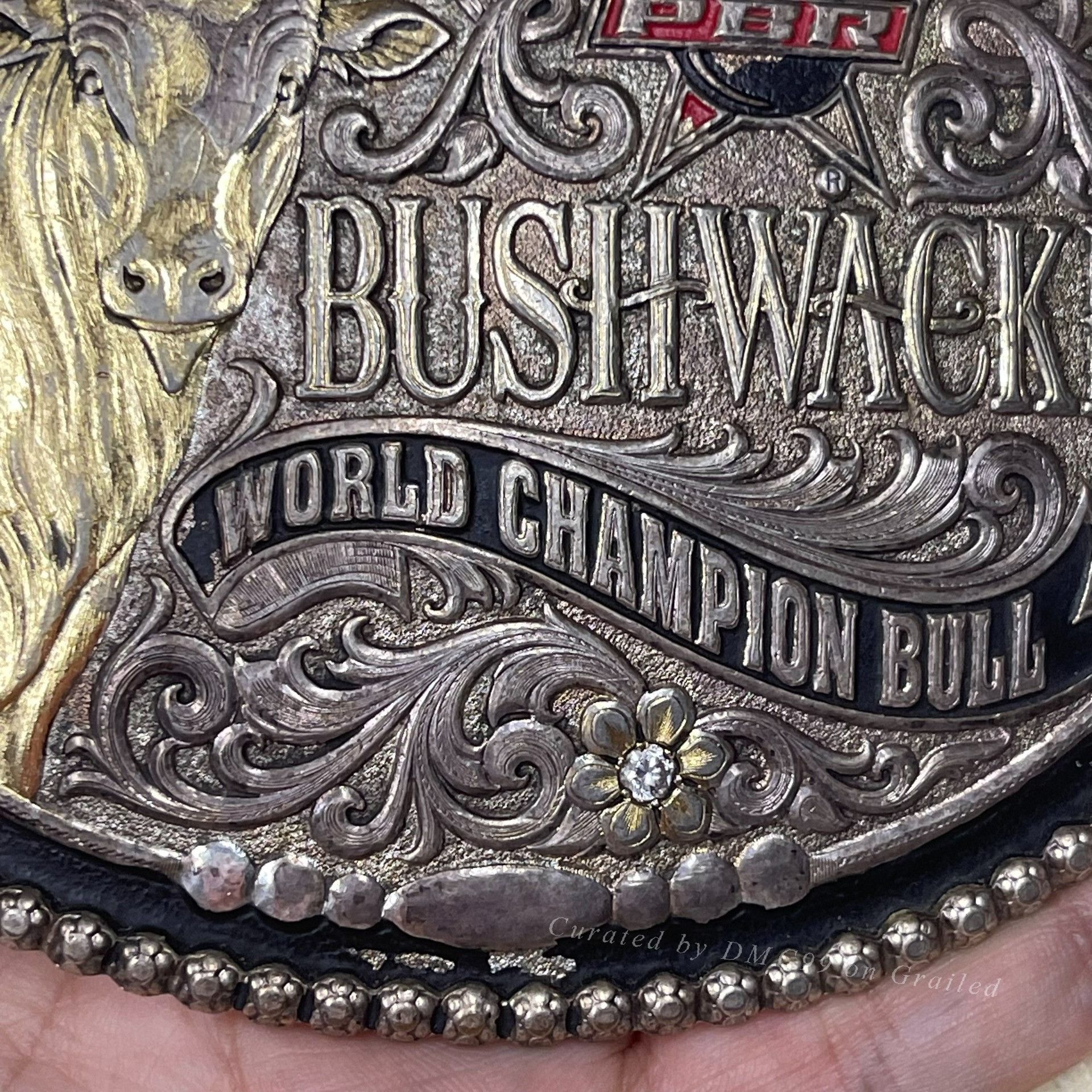 Other American Western Silver Belt Buckle Size ONE SIZE - 3 Thumbnail