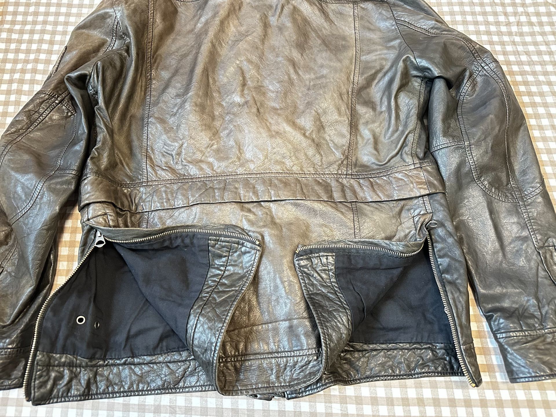 Diesel DIESEL M65 Military Sheepskin Leather Jacket Size US M / EU 48-50 / 2 - 5 Thumbnail