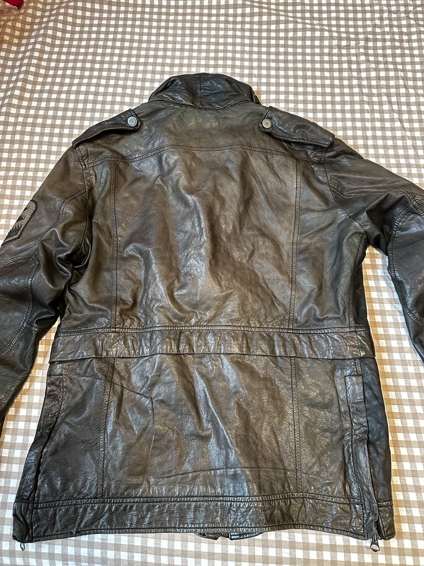 Diesel DIESEL M65 Military Sheepskin Leather Jacket Size US M / EU 48-50 / 2 - 8 Thumbnail