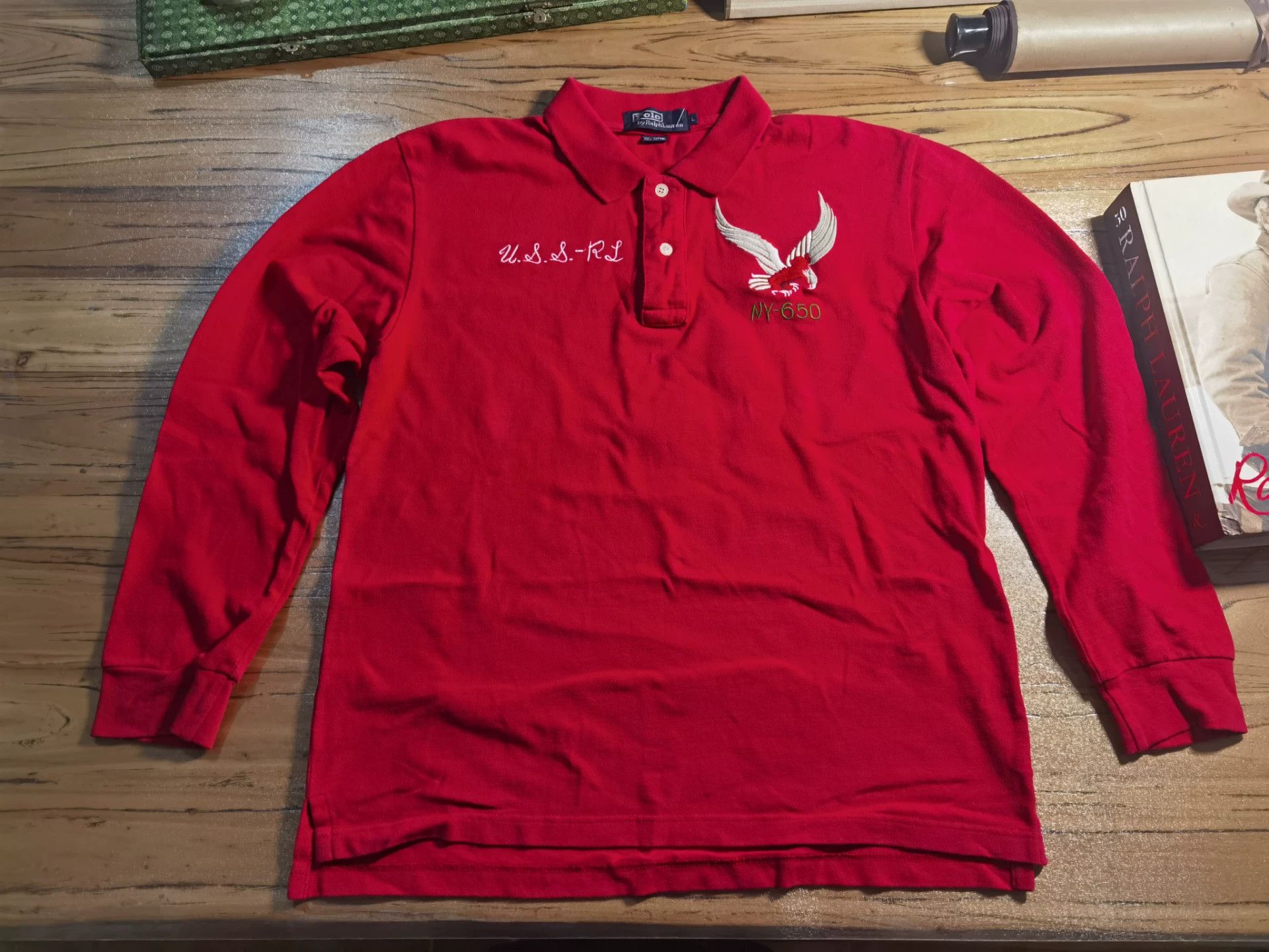 RRL Ralph Lauren Ralph Lauren Vintage Dragon Eagle Tee Size US M / EU 48-50 / 2 - 7 Thumbnail