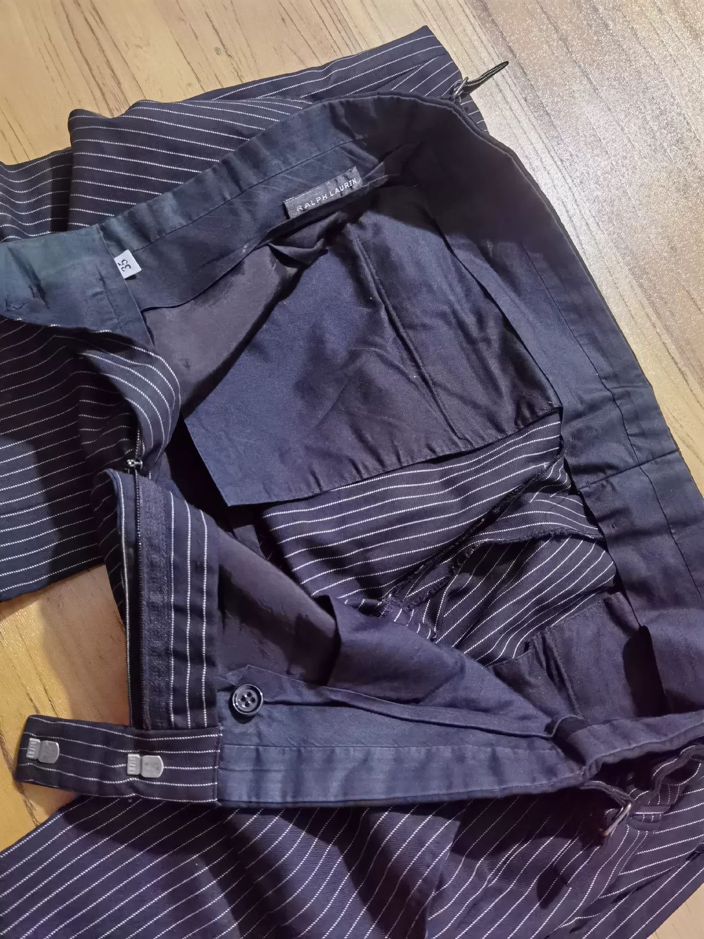 RRL Ralph Lauren RRL Black Label Vintage Striped Suit Size US M / EU 48-50 / 2 - 4 Thumbnail