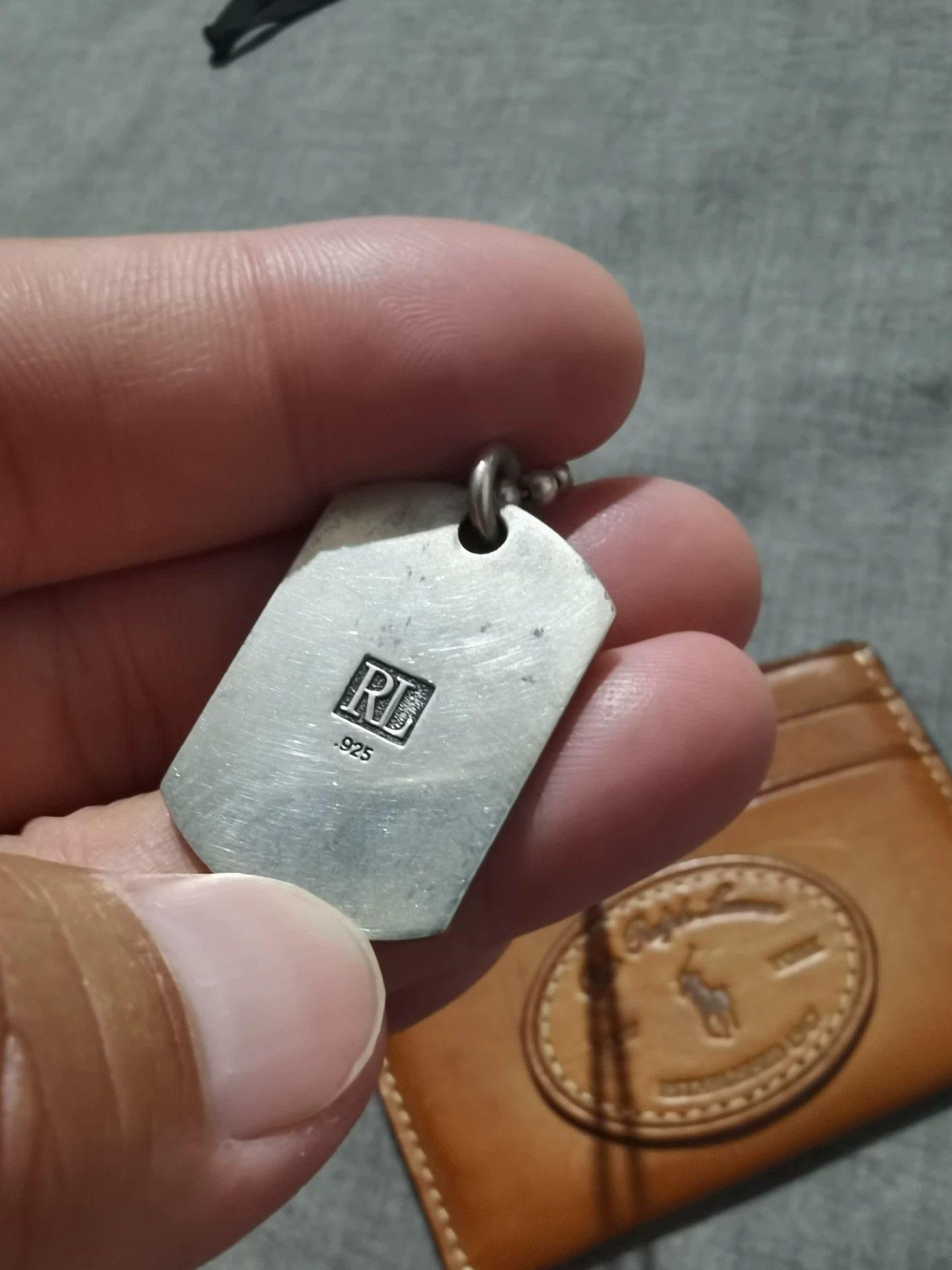 RRL Ralph Lauren Ralph Lauren Silver Dog Tag Necklace Size ONE SIZE - 4 Thumbnail