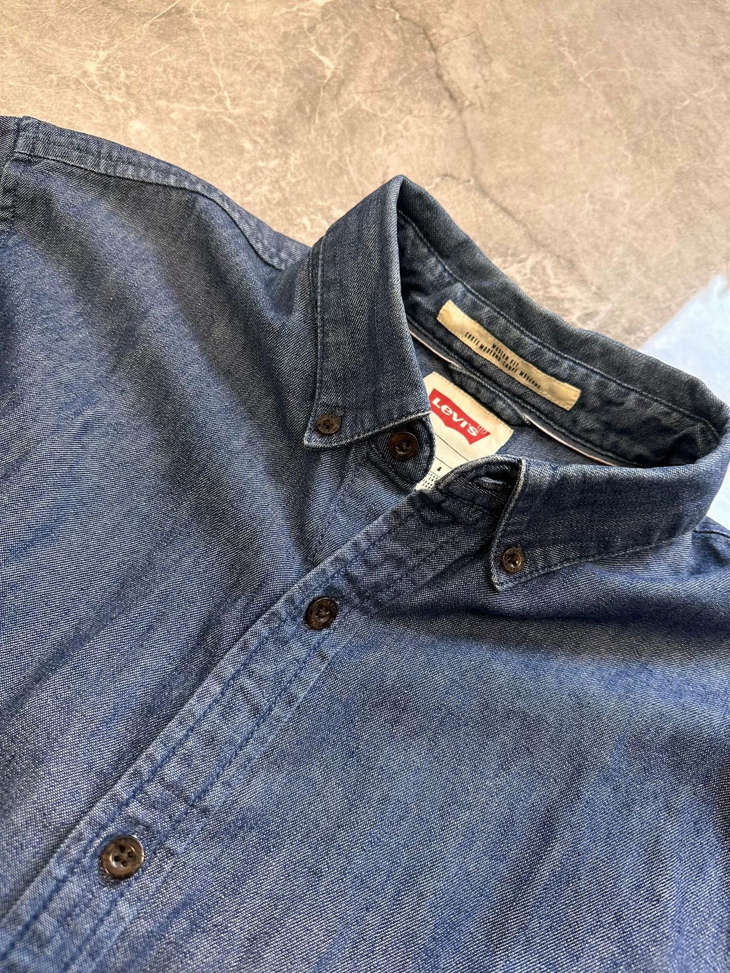 Levi's Levi's White Label Retro Denim Shirt Jacket Size US M / EU 48-50 / 2 - 2 Thumbnail