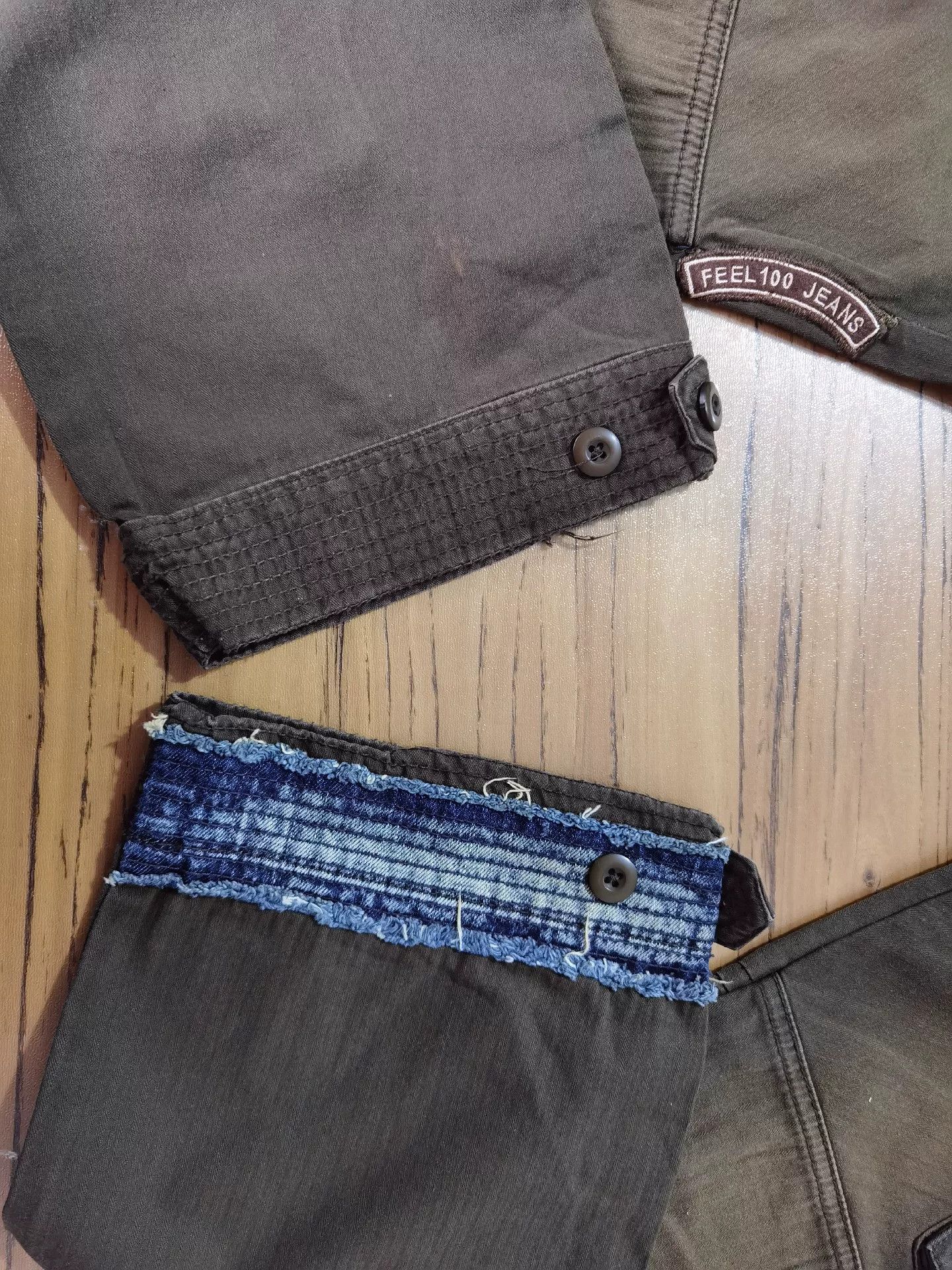 Greg Lauren Distressed Patchwork Reconstructed Work Pants Size US 30 / EU 46 - 6 Thumbnail